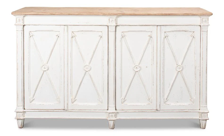 Marksman Sideboard - Whitewash Finish - Frankwebs