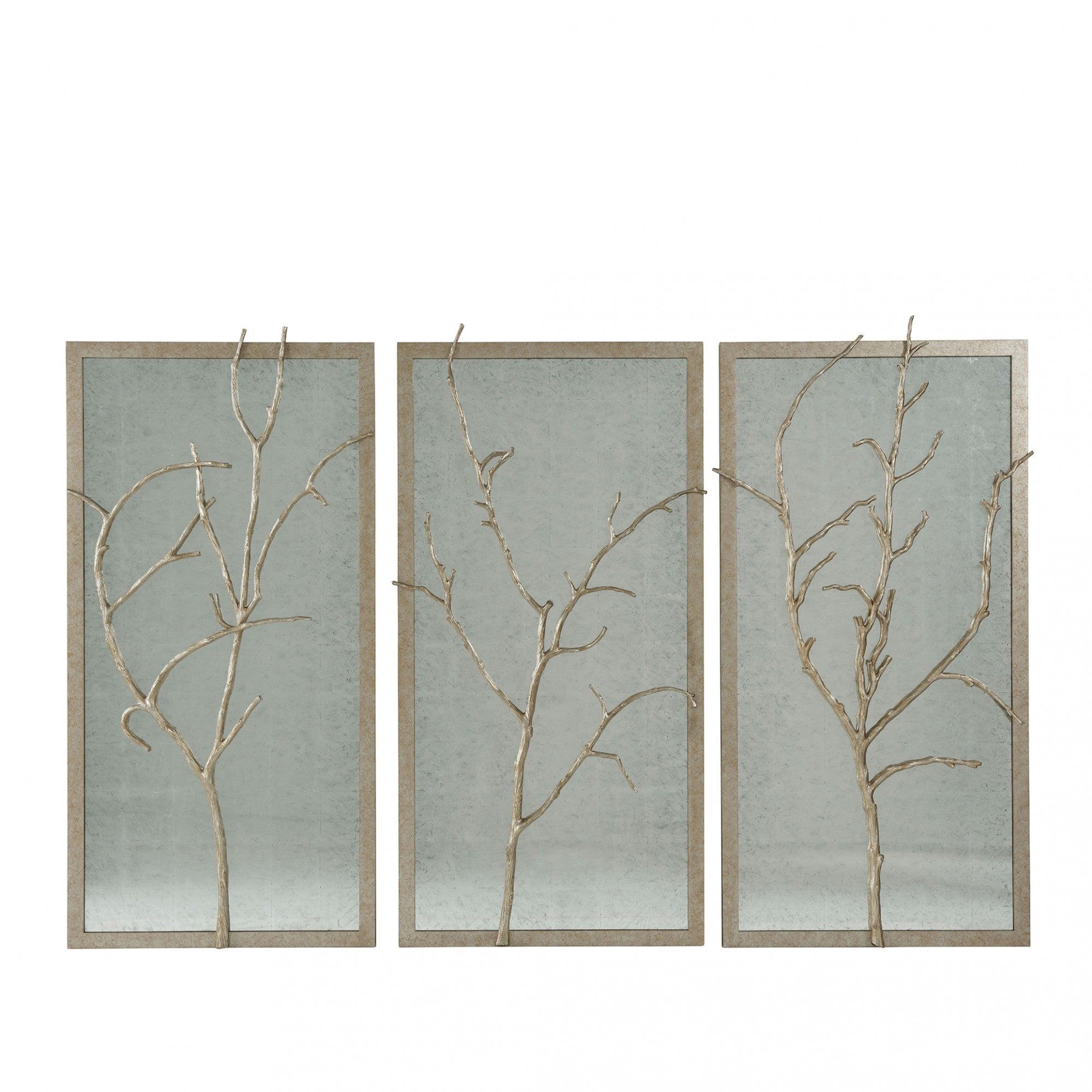 Silver Hawthorn Trio Wall Mirror - Frankwebs