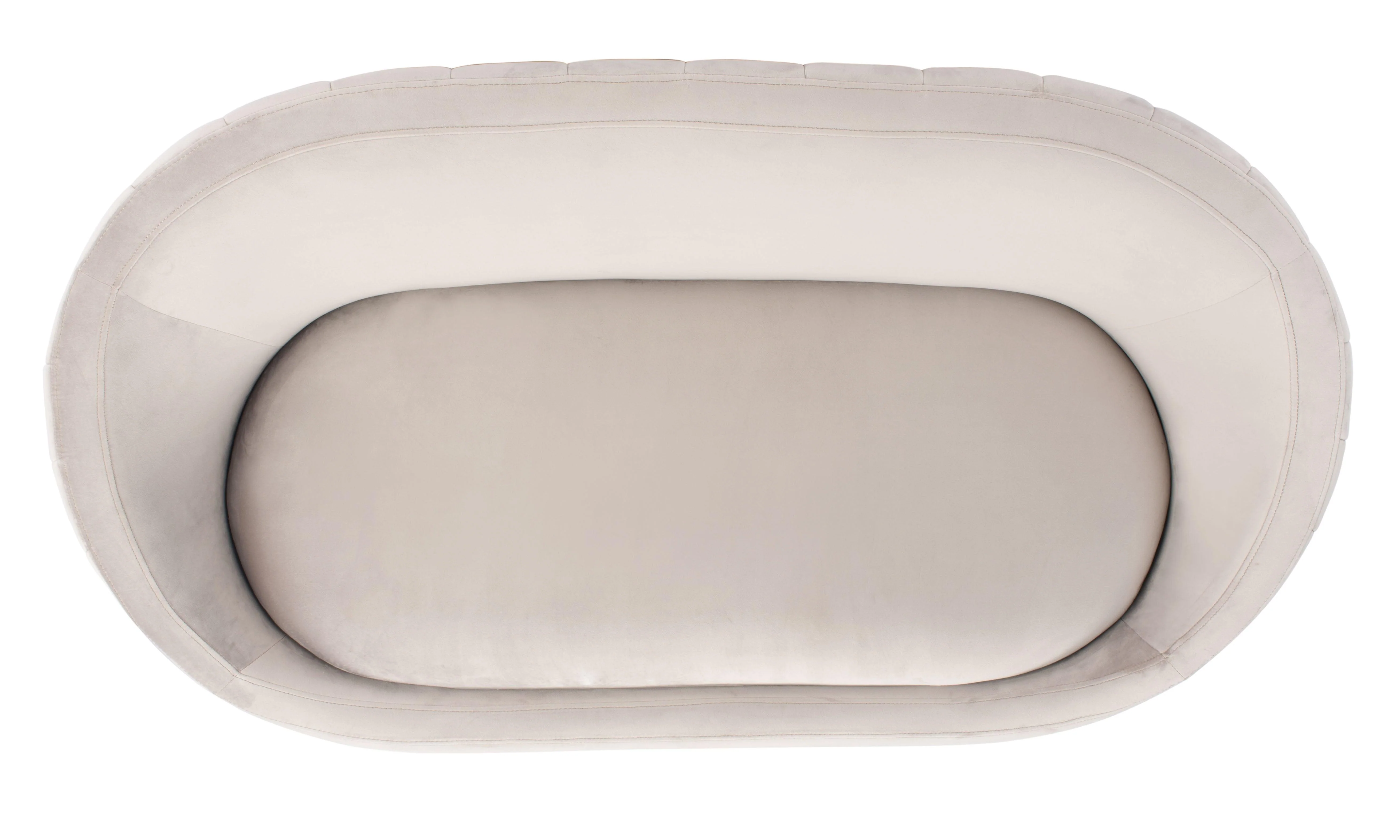 RAZIA CHANNEL TUFTED TUB LOVESEAT - Frankwebs