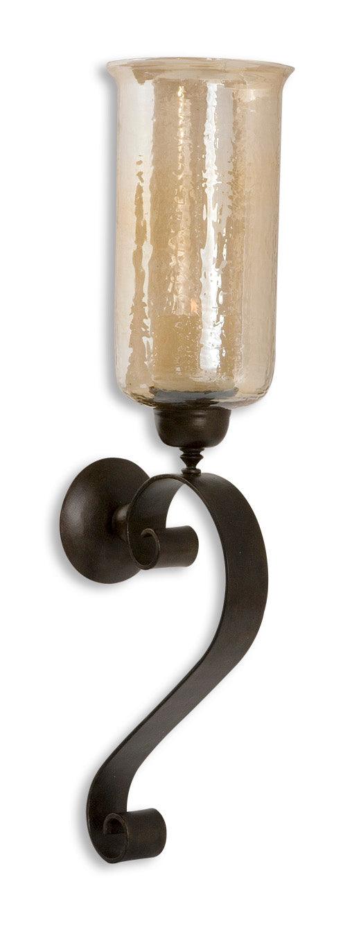 JOSELYN BRONZE CANDLE WALL SCONCE - Frankwebs
