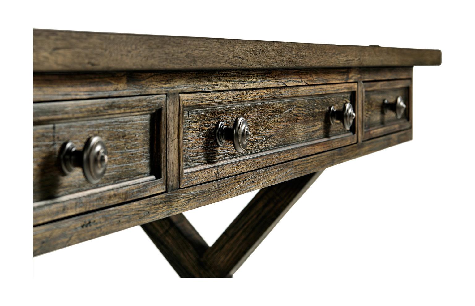 Casual Accents Dark Driftwood Desk - Frankwebs