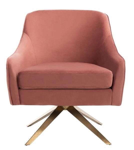 LEYLA SWIVEL VELVET CHAIR - Frankwebs
