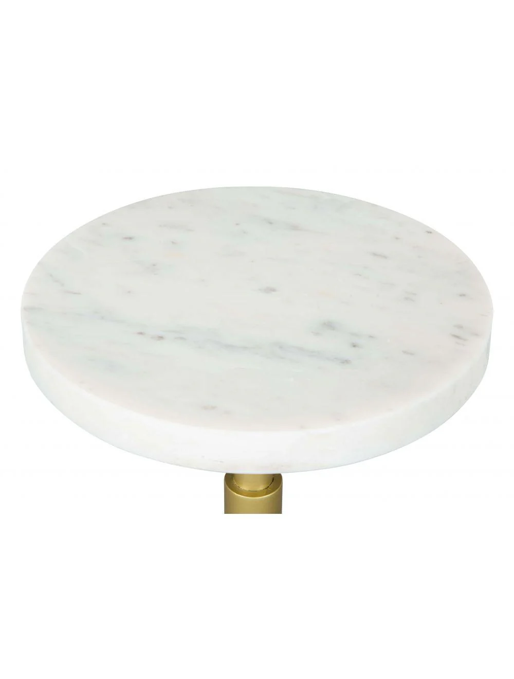 Maurice Side Table White & Gold - Frankwebs