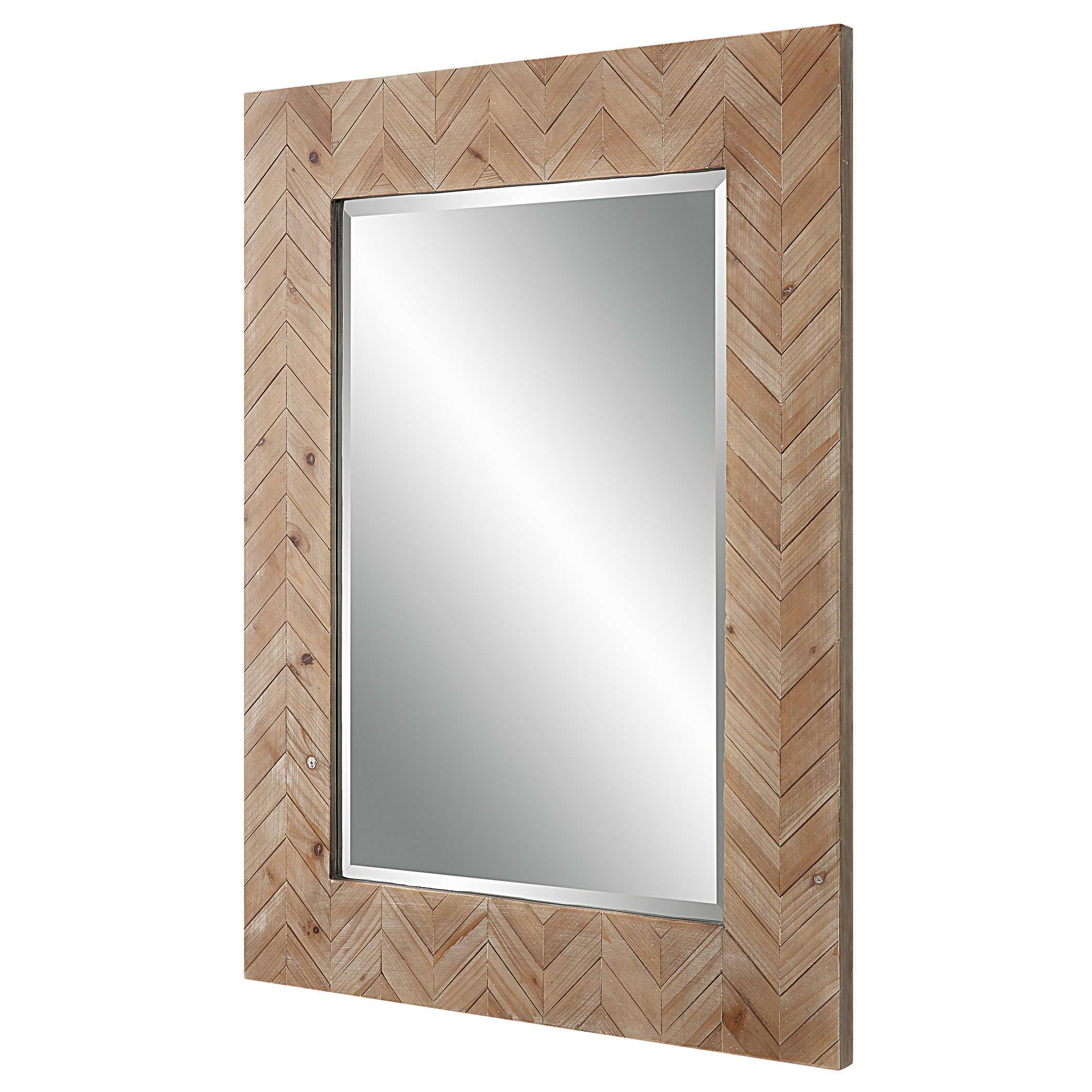 DEMETRIA WOODEN MIRROR, SMALL - Frankwebs