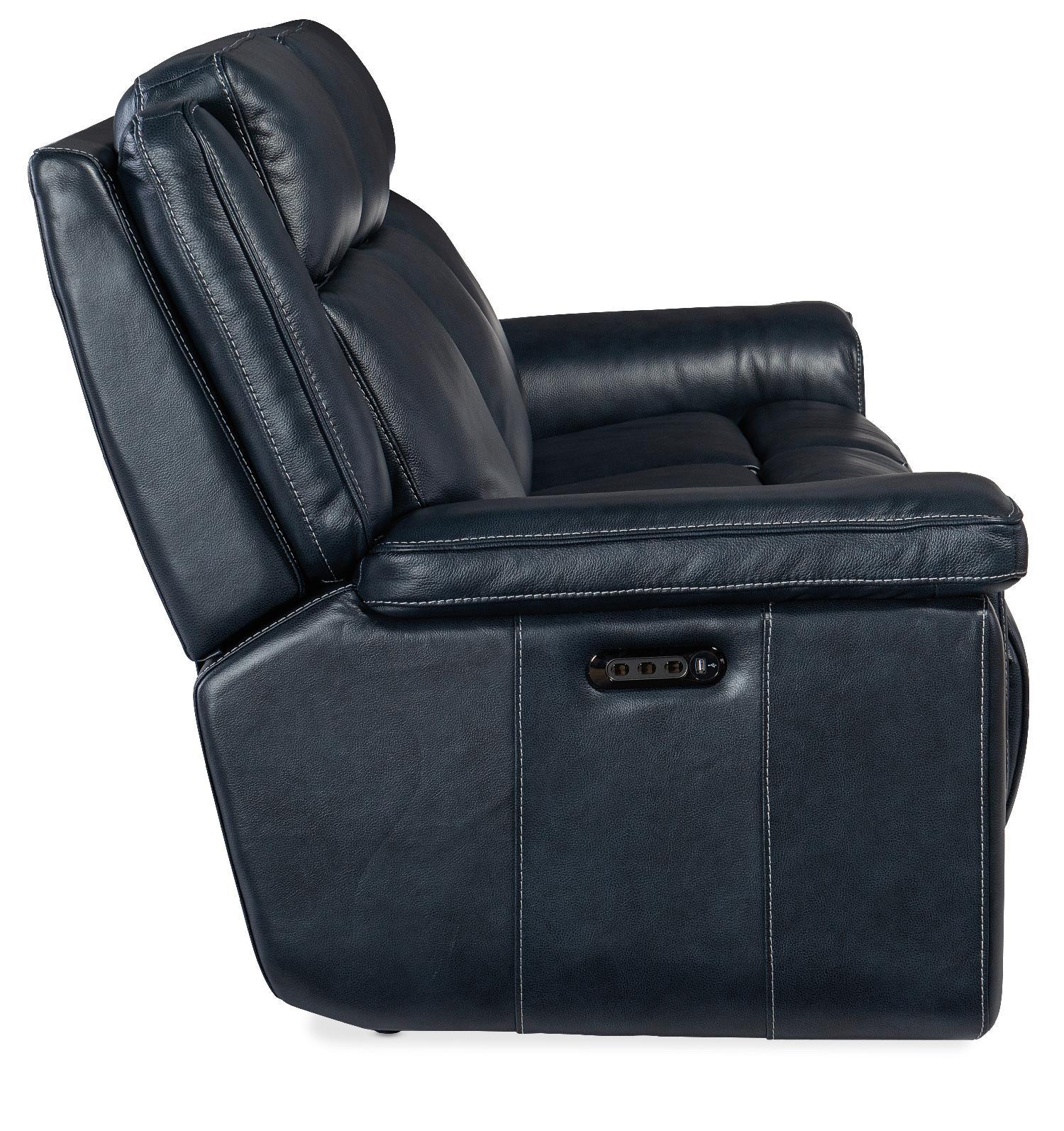 Montel Lay Flat Power Sofa with Power Headrest & Lumbar - Frankwebs