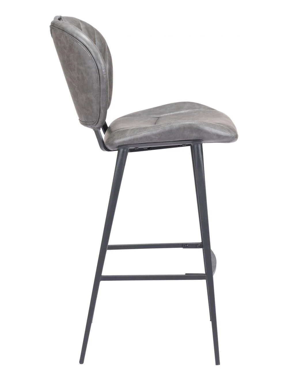 Terrence Bar Chair Vintage Gray - Frankwebs