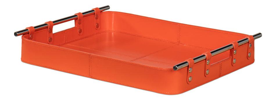 Safari Leather Tray - Orangeade - Frankwebs