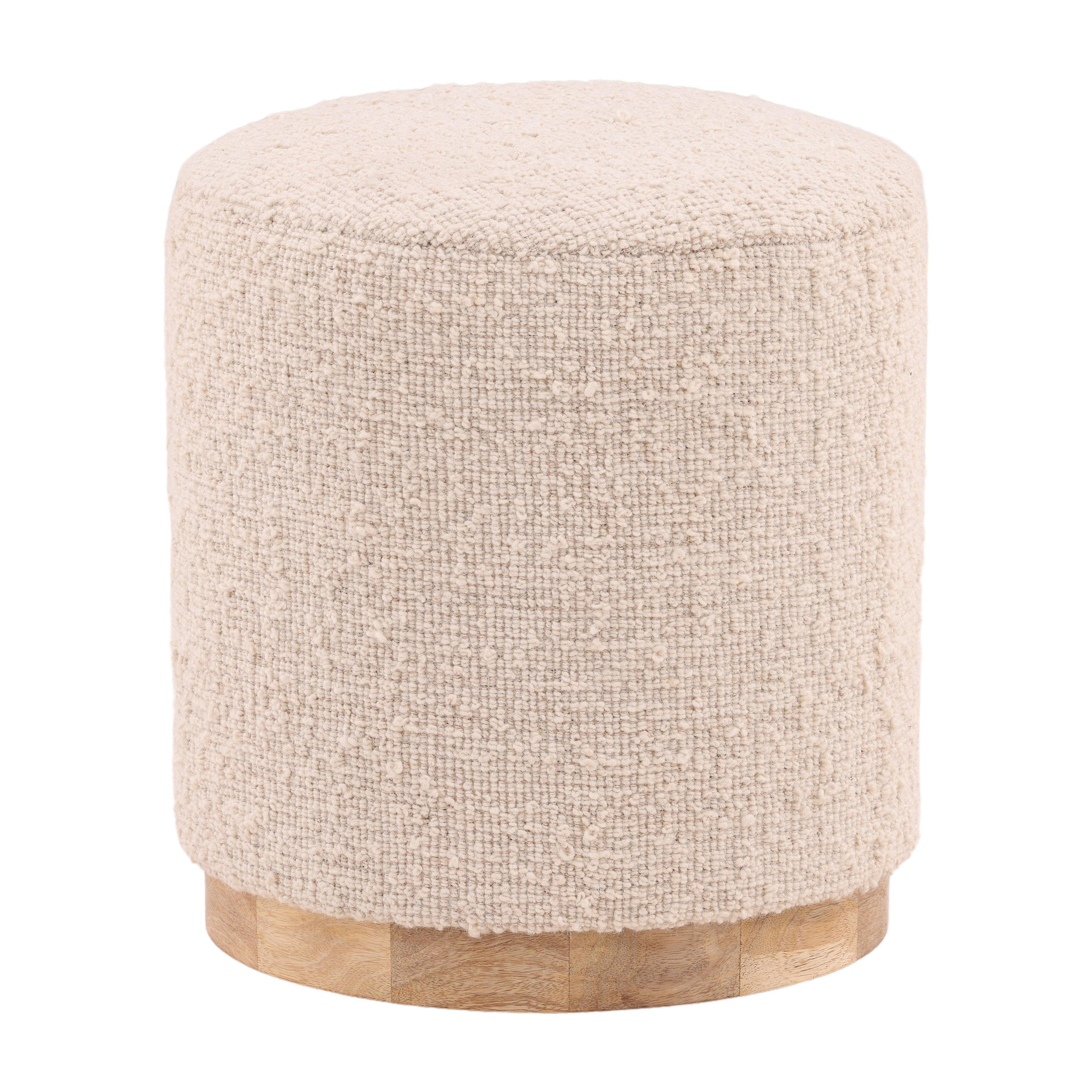 Gemma Stool Ivory - Frankwebs