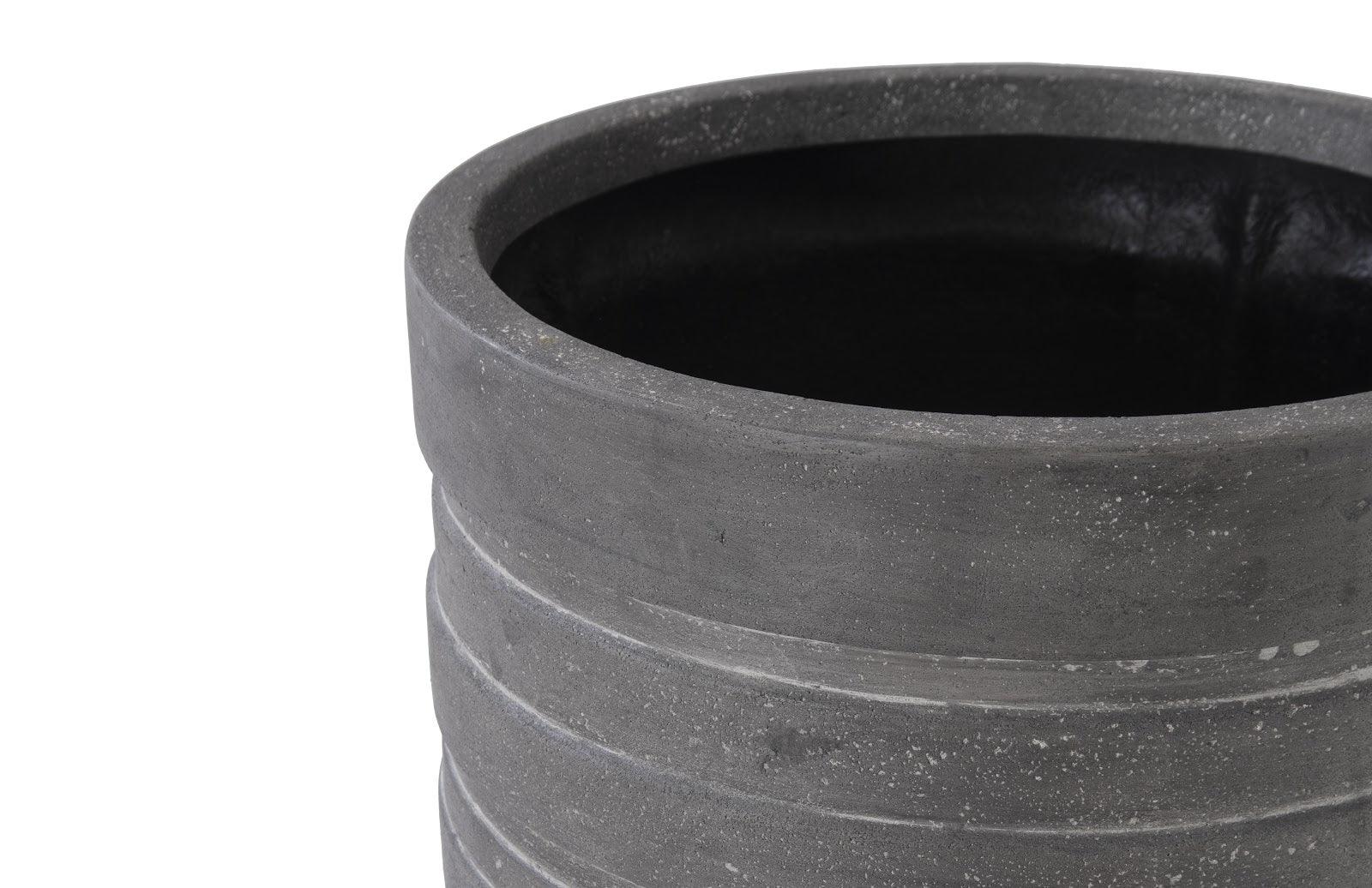 June Slim Planter, Raw Gray, LG - Frankwebs