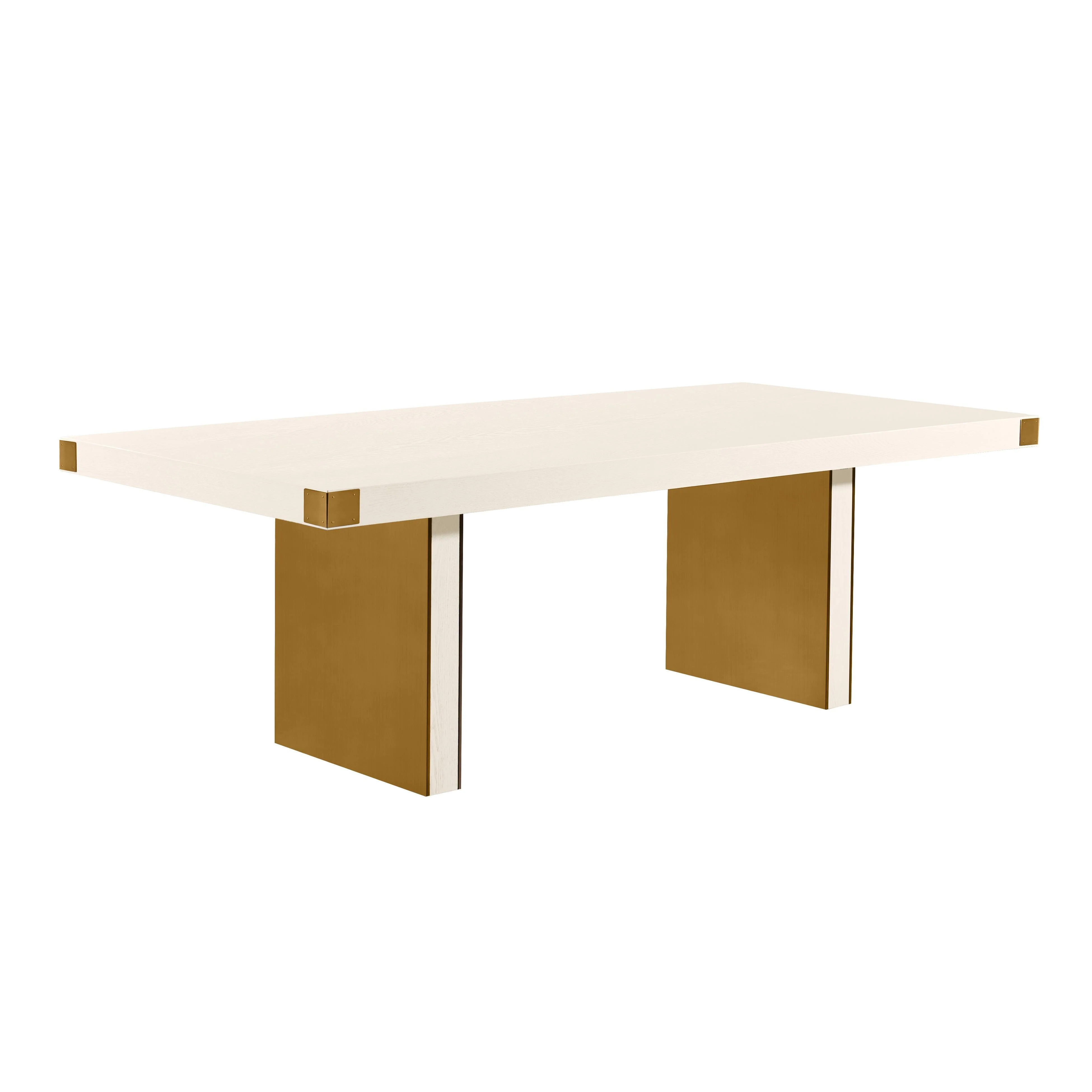Selena Cream Ash Dining Table - Frankwebs