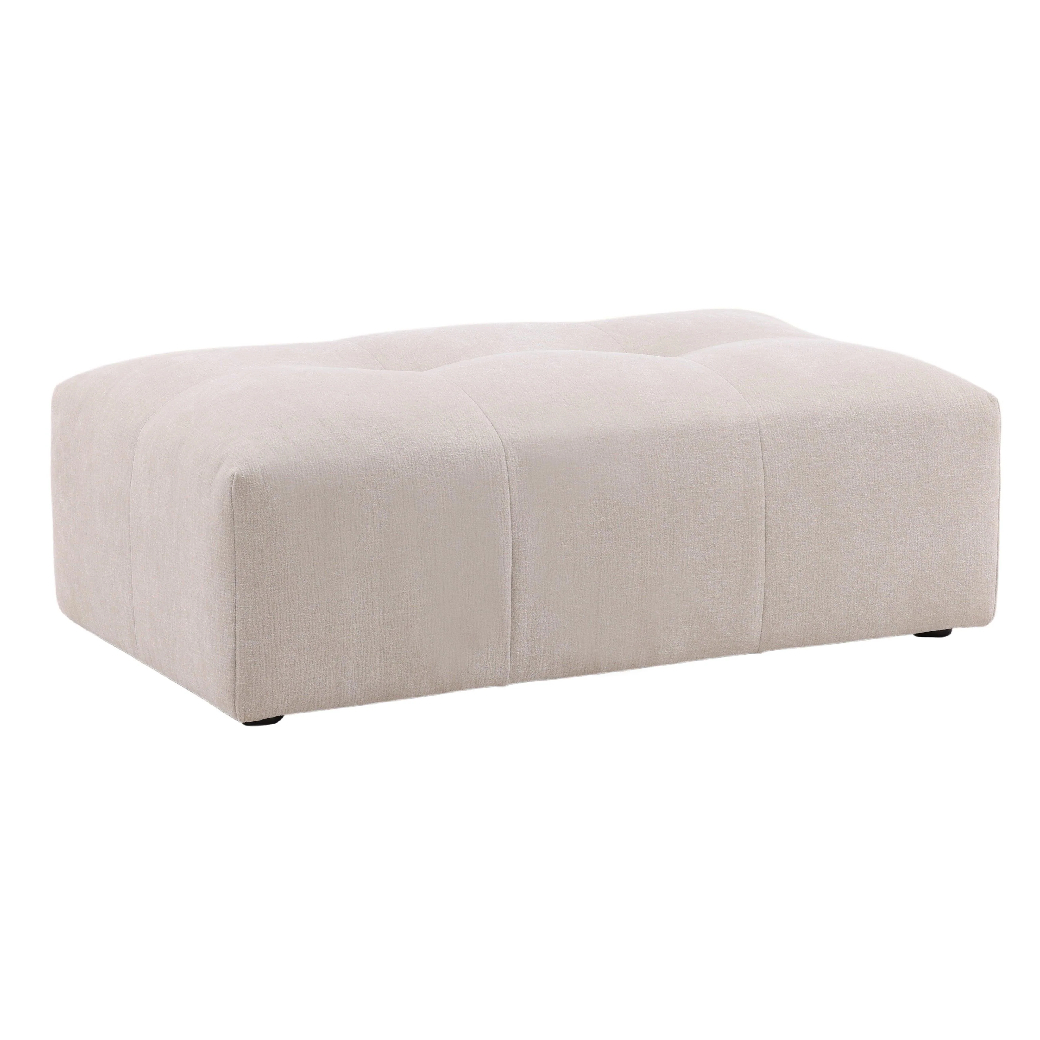 Hilde Ottoman Cream - Frankwebs