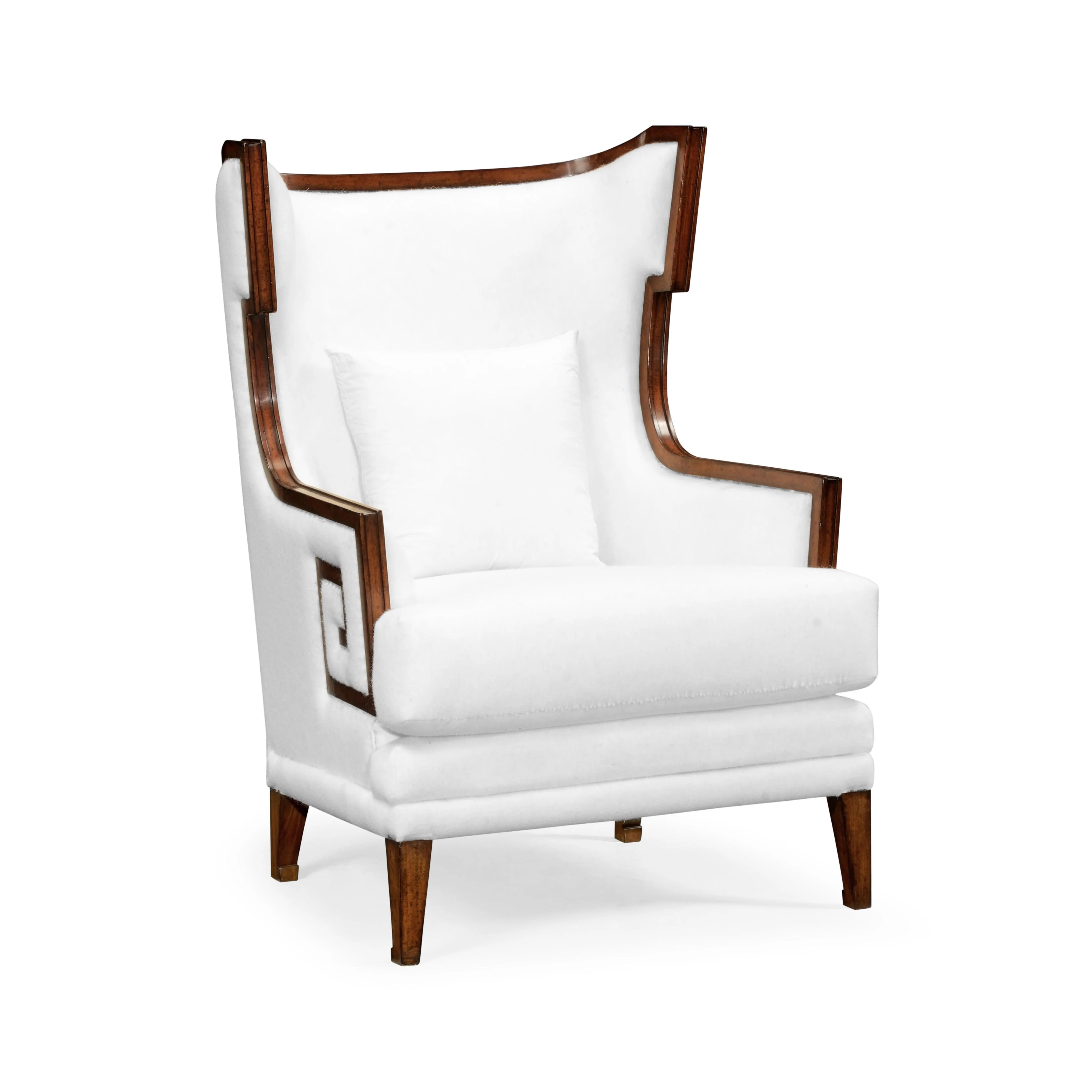 Traditional Accents Biedermeier Walnut Upholstered Chair - Frankwebs