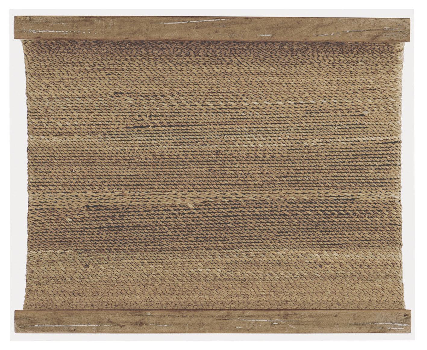 Melange Lenny Woven End Table - Frankwebs