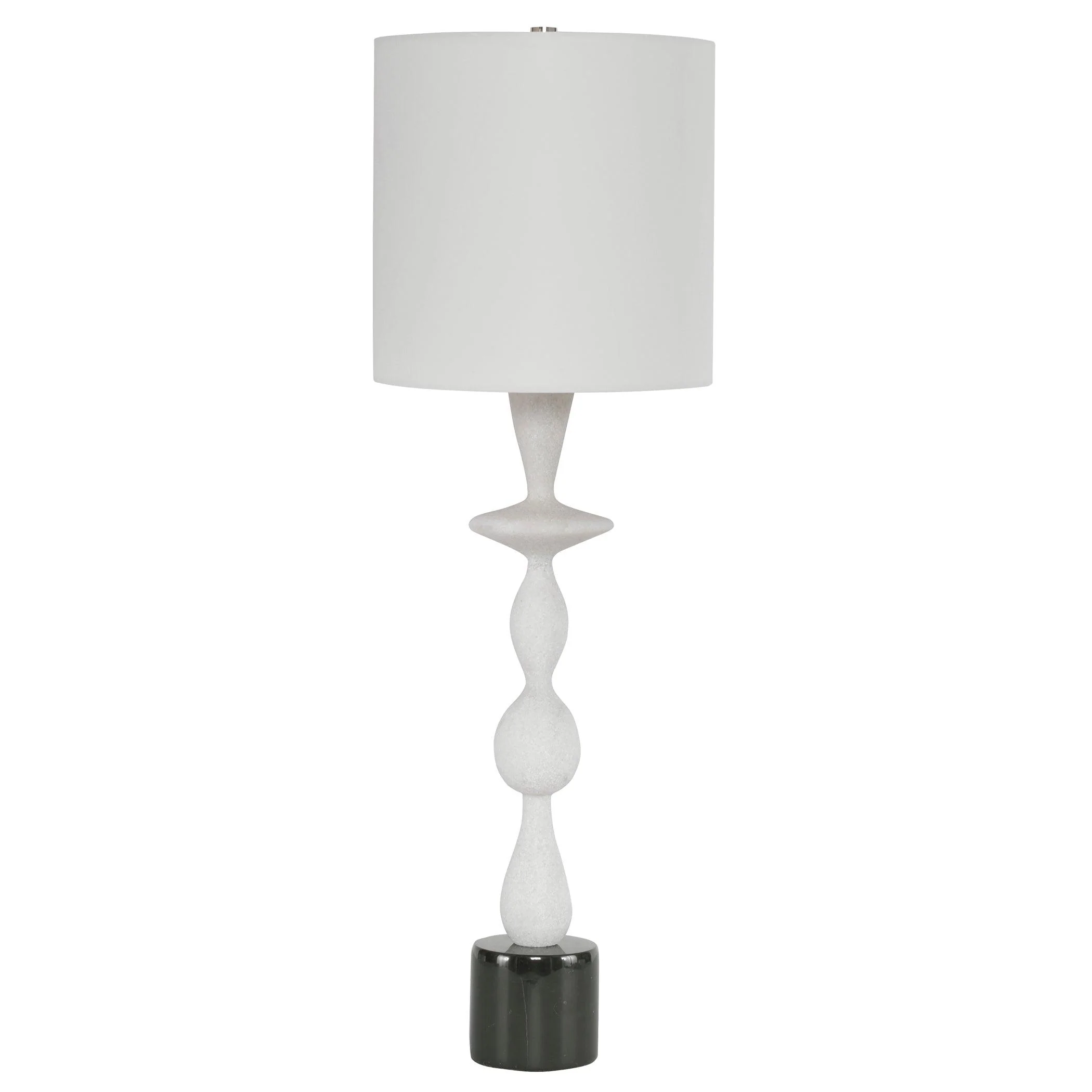 INVERSE WHITE MARBLE TABLE LAMP - Frankwebs