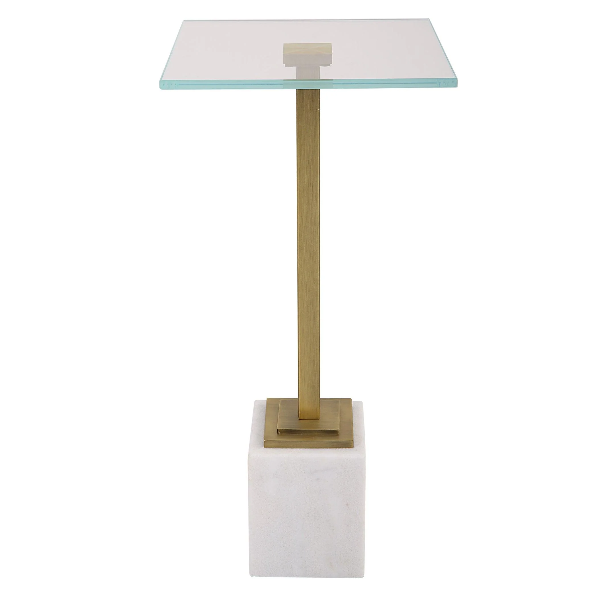 MILAN ACCENT TABLE, WHITE - Frankwebs