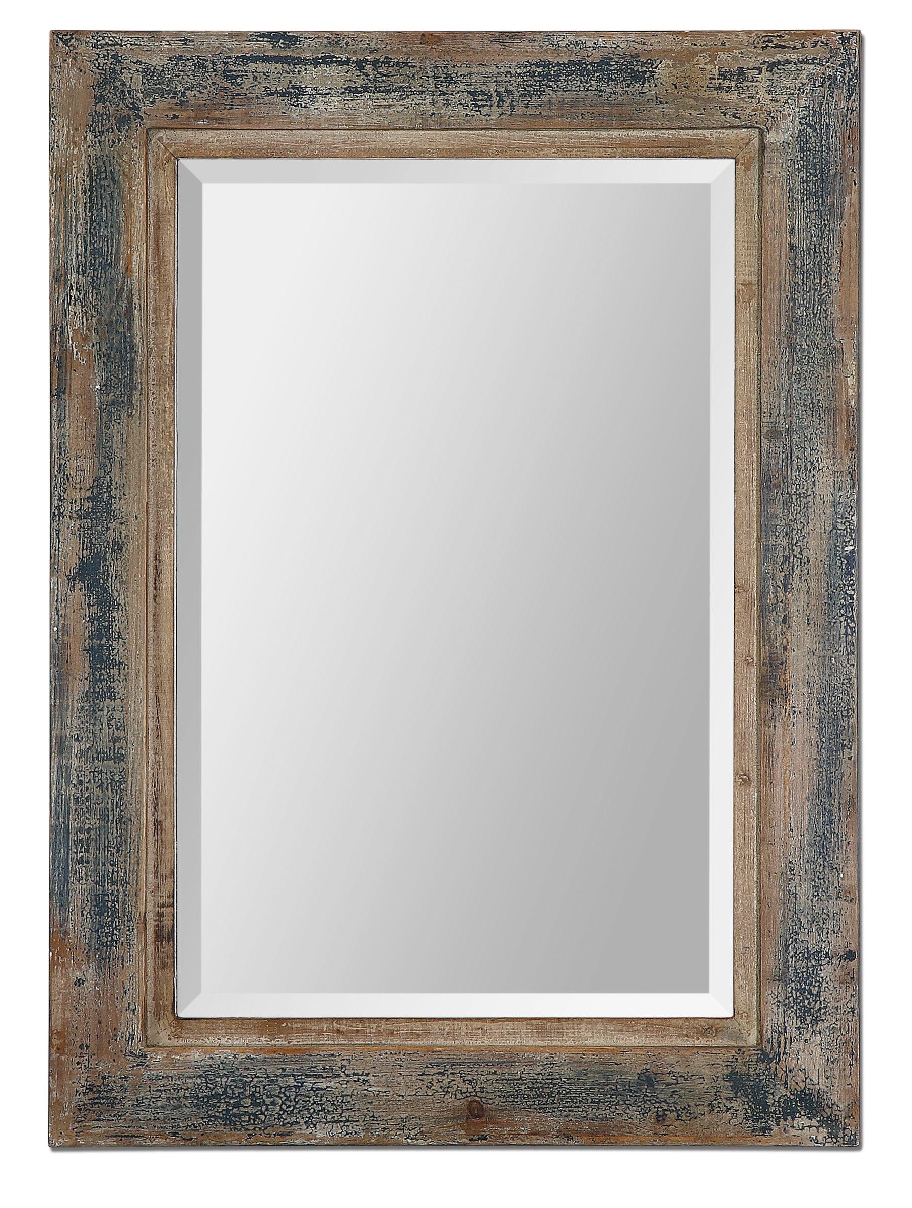 BOZEMAN DISTRESSED BLUE MIRROR - Frankwebs