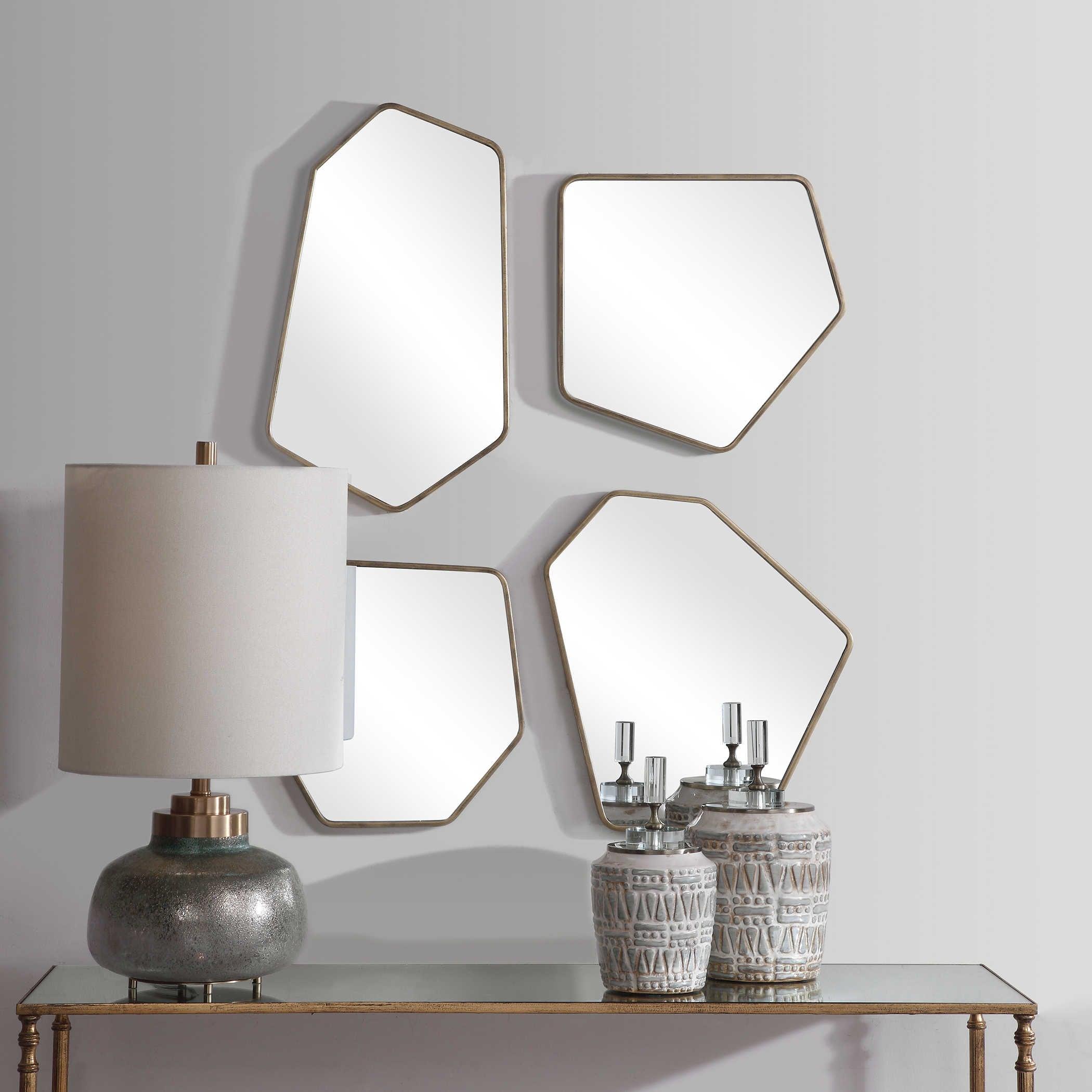 LINNEAH MODERN MIRRORS, SET OF 4 - Frankwebs