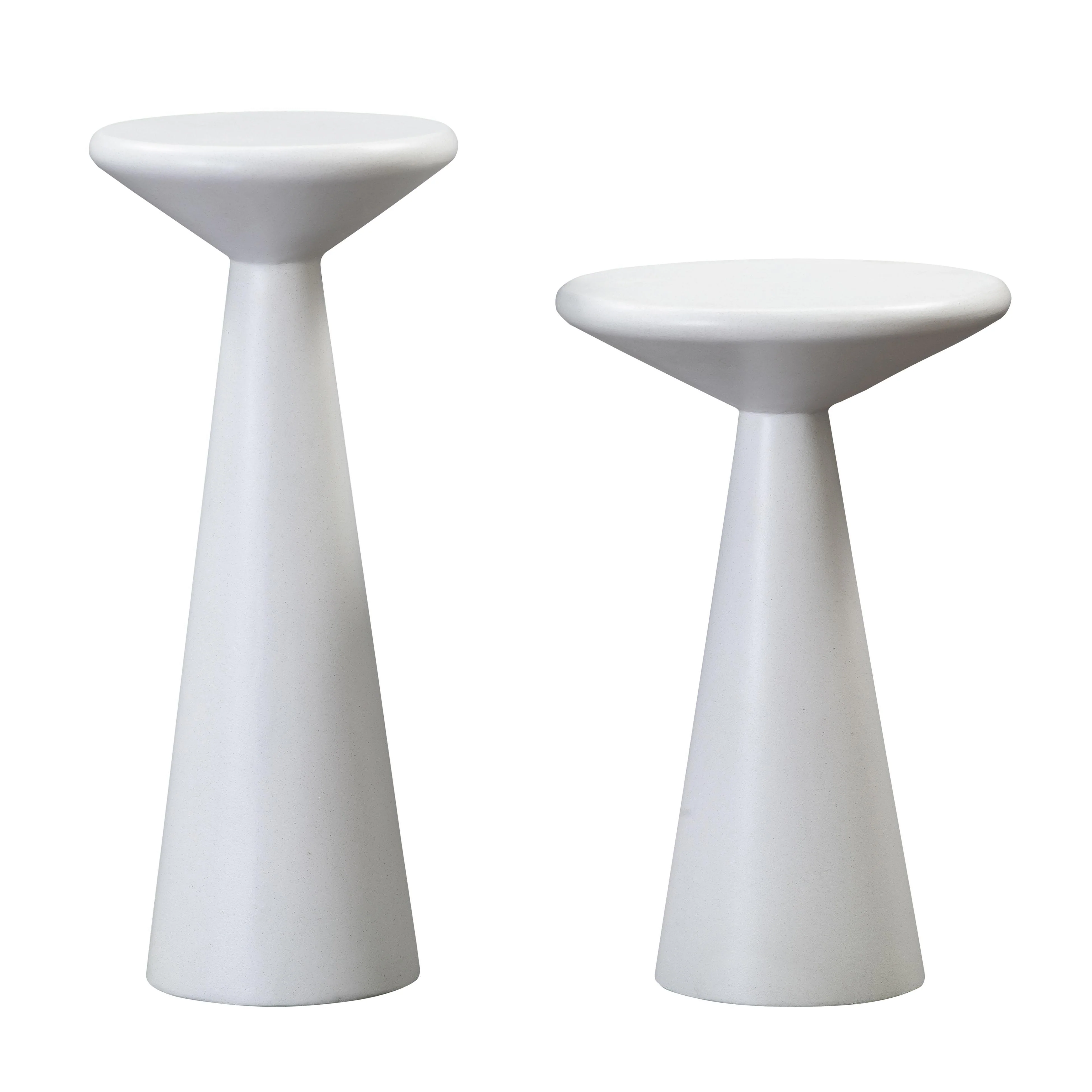 Gianna Concrete Accent Tables - Set of 2 - Frankwebs