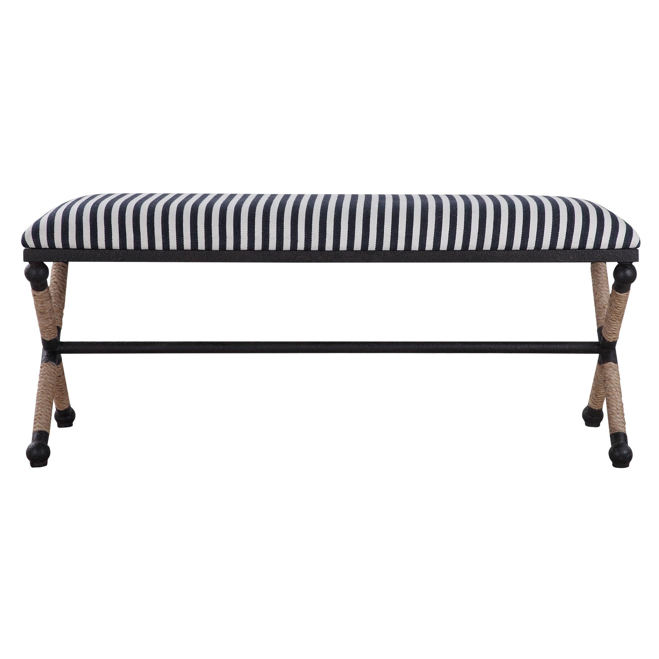 Braddock Striped Bench - Frankwebs