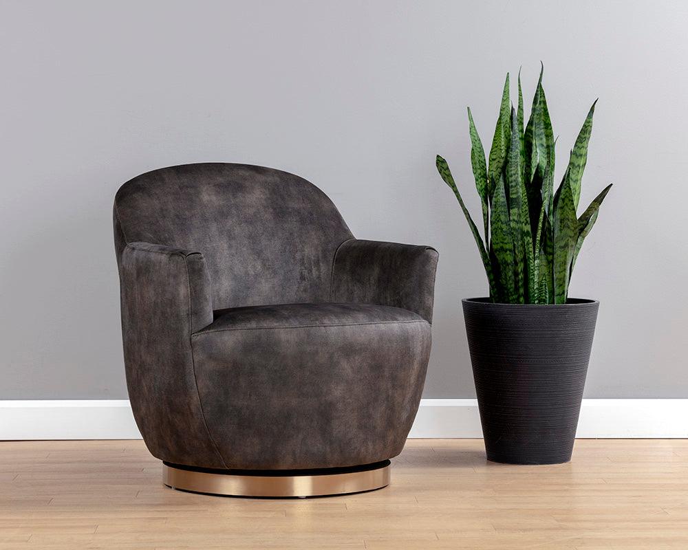 Casey Swivel Lounge Chair - Frankwebs