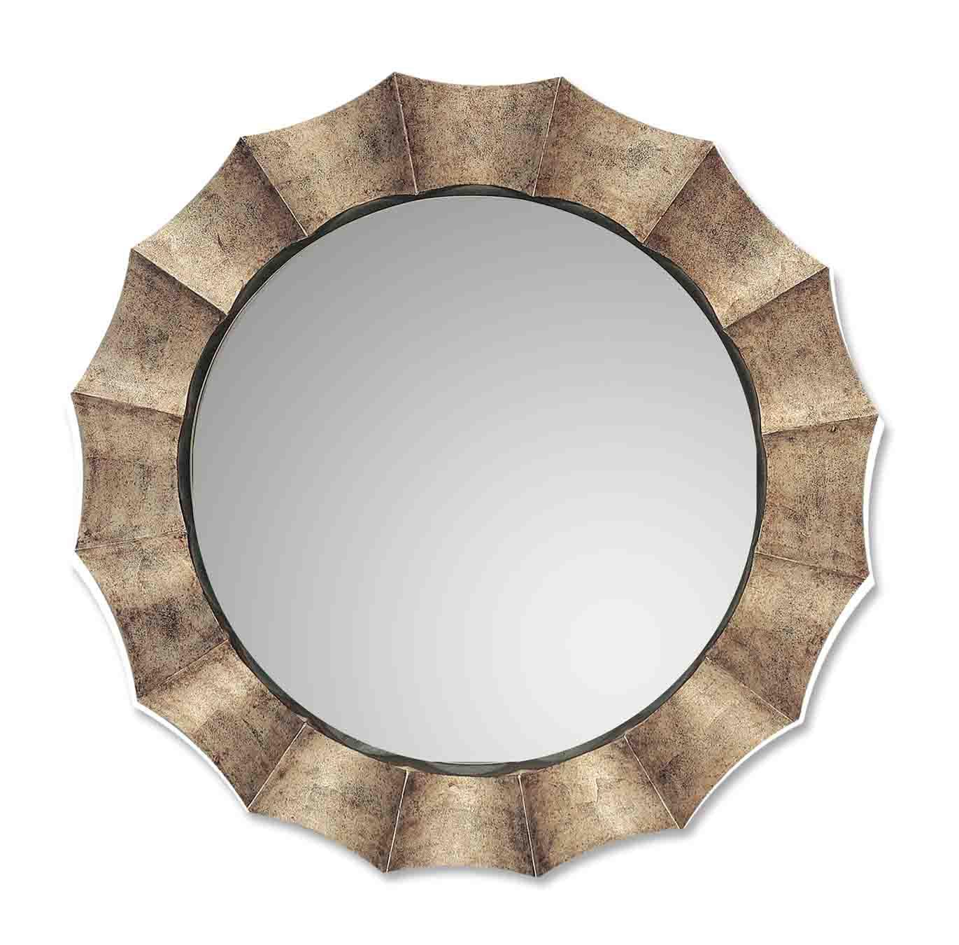 GOTHAM U ANTIQUE SILVER MIRROR - Frankwebs
