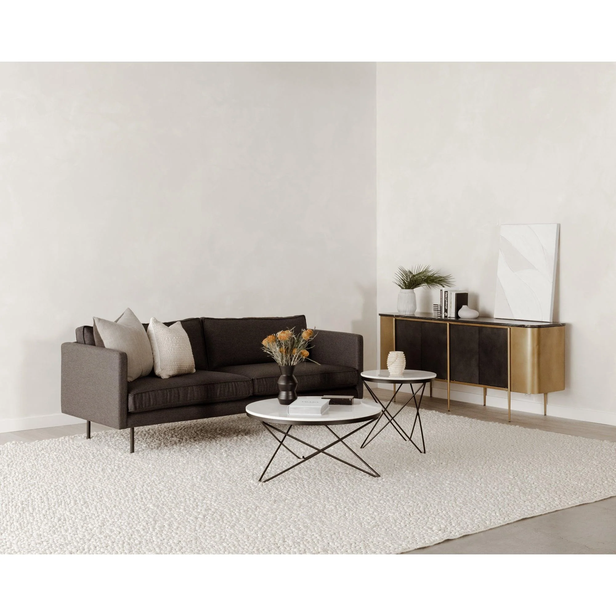 Haley Coffee Table Black Base - Frankwebs