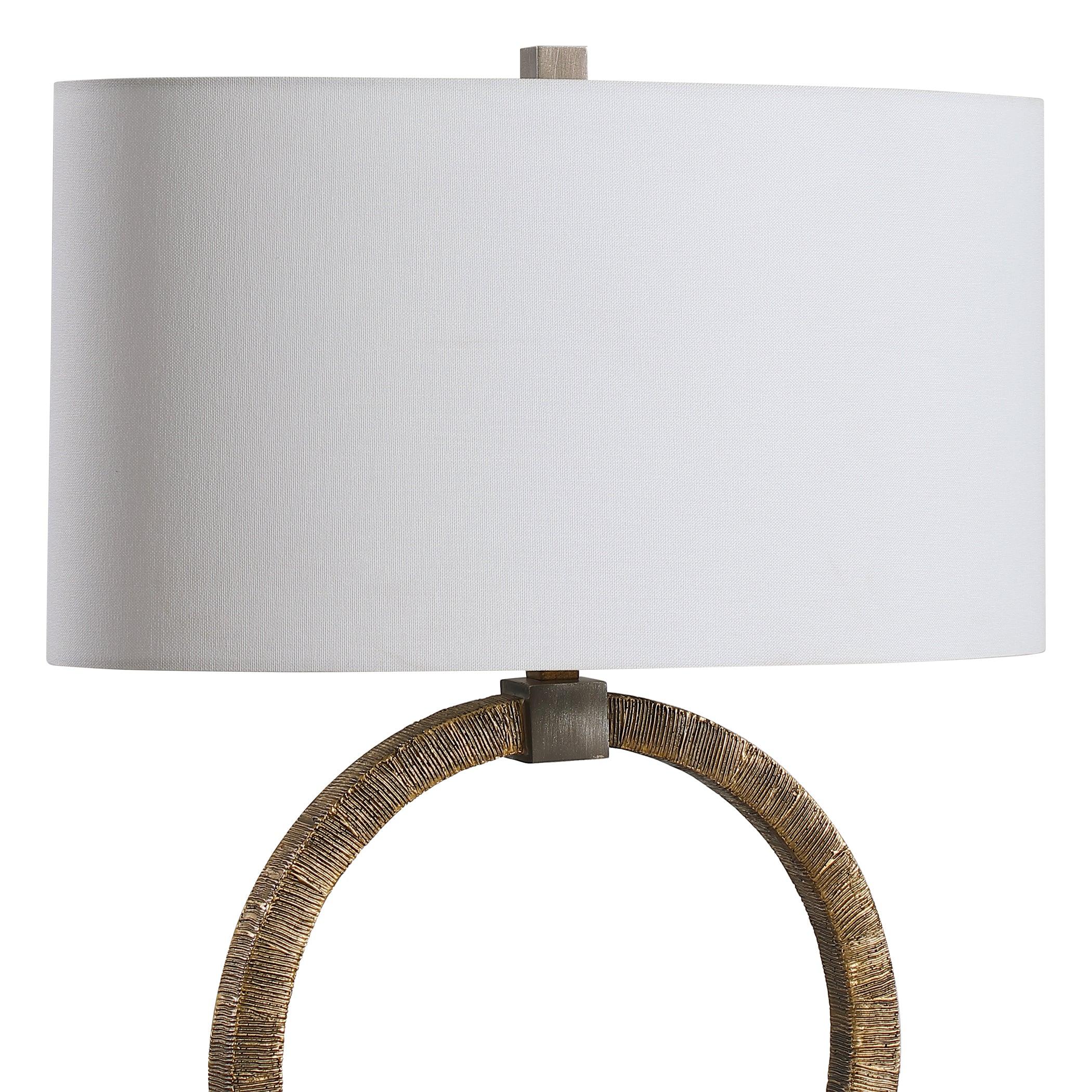 RELIC AGED GOLD TABLE LAMP - Frankwebs