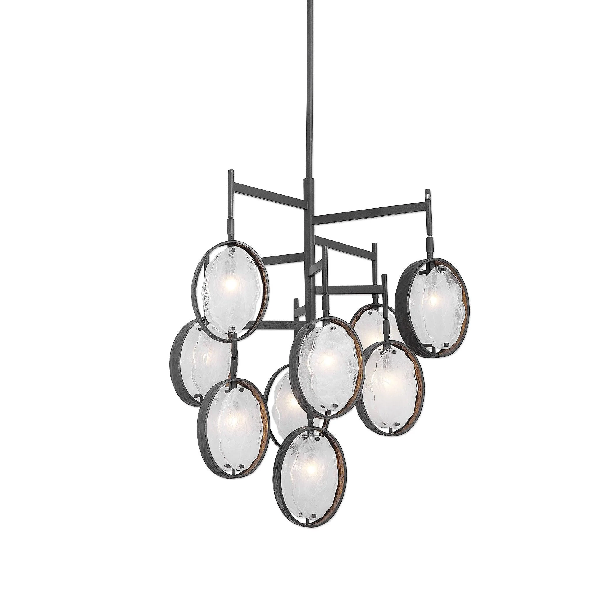 MAXIN DARK BRONZE 9 LIGHT CHANDELIER - Frankwebs