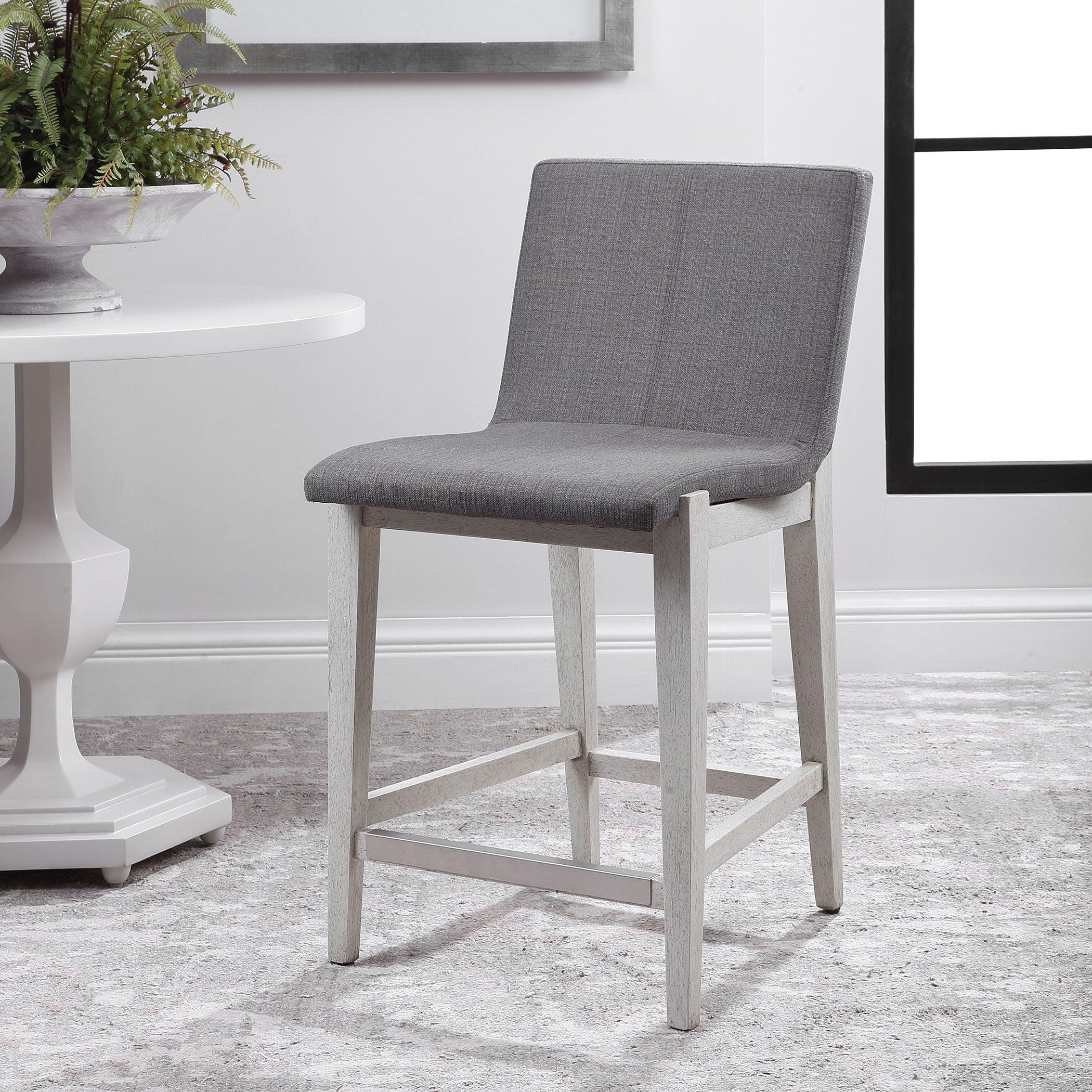 BRAZOS GRAY COUNTER STOOL - Frankwebs