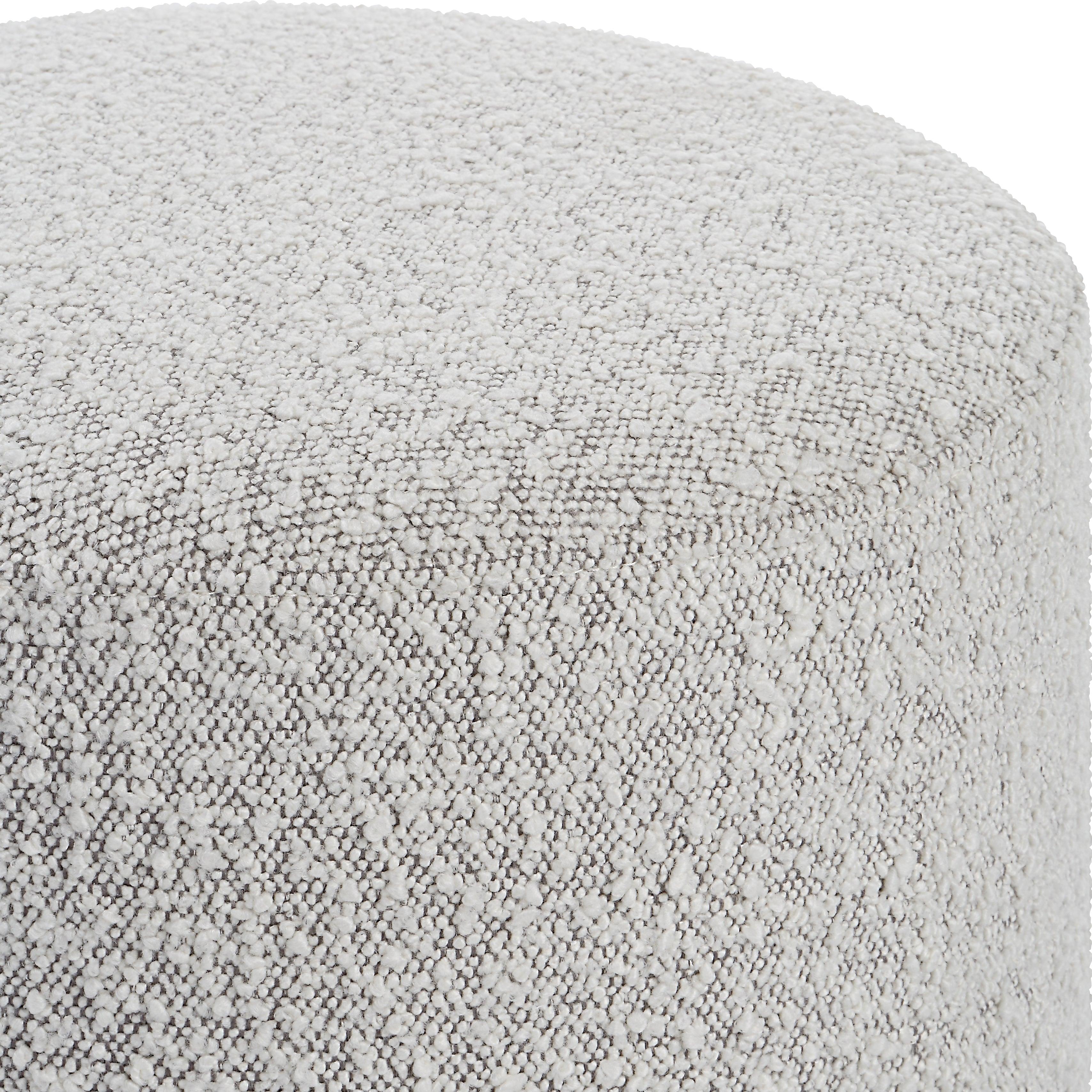 AVILA LIGHT GRAY OTTOMAN - Frankwebs