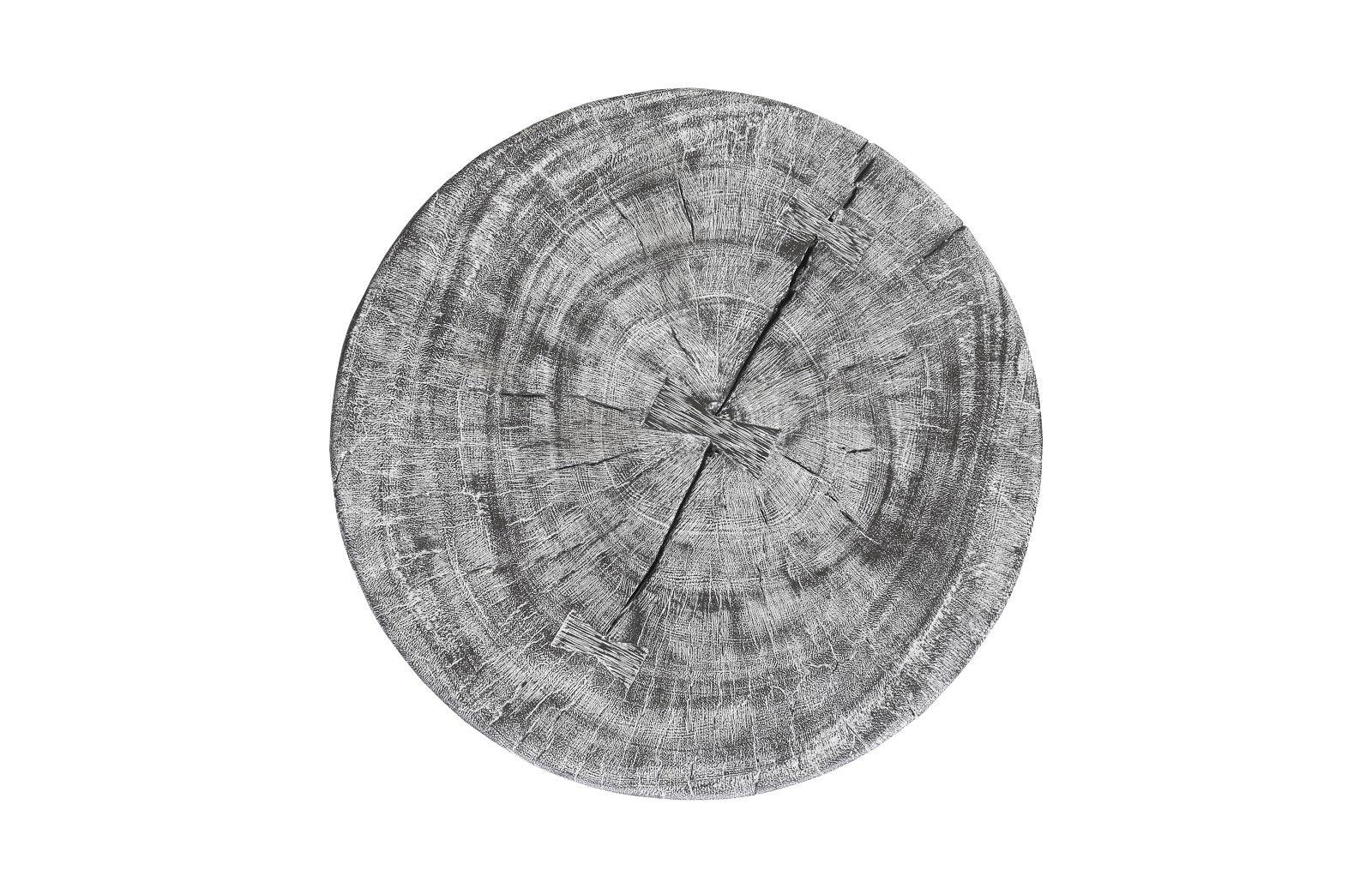 Hour Glass Side Table, Gray Stone - Frankwebs