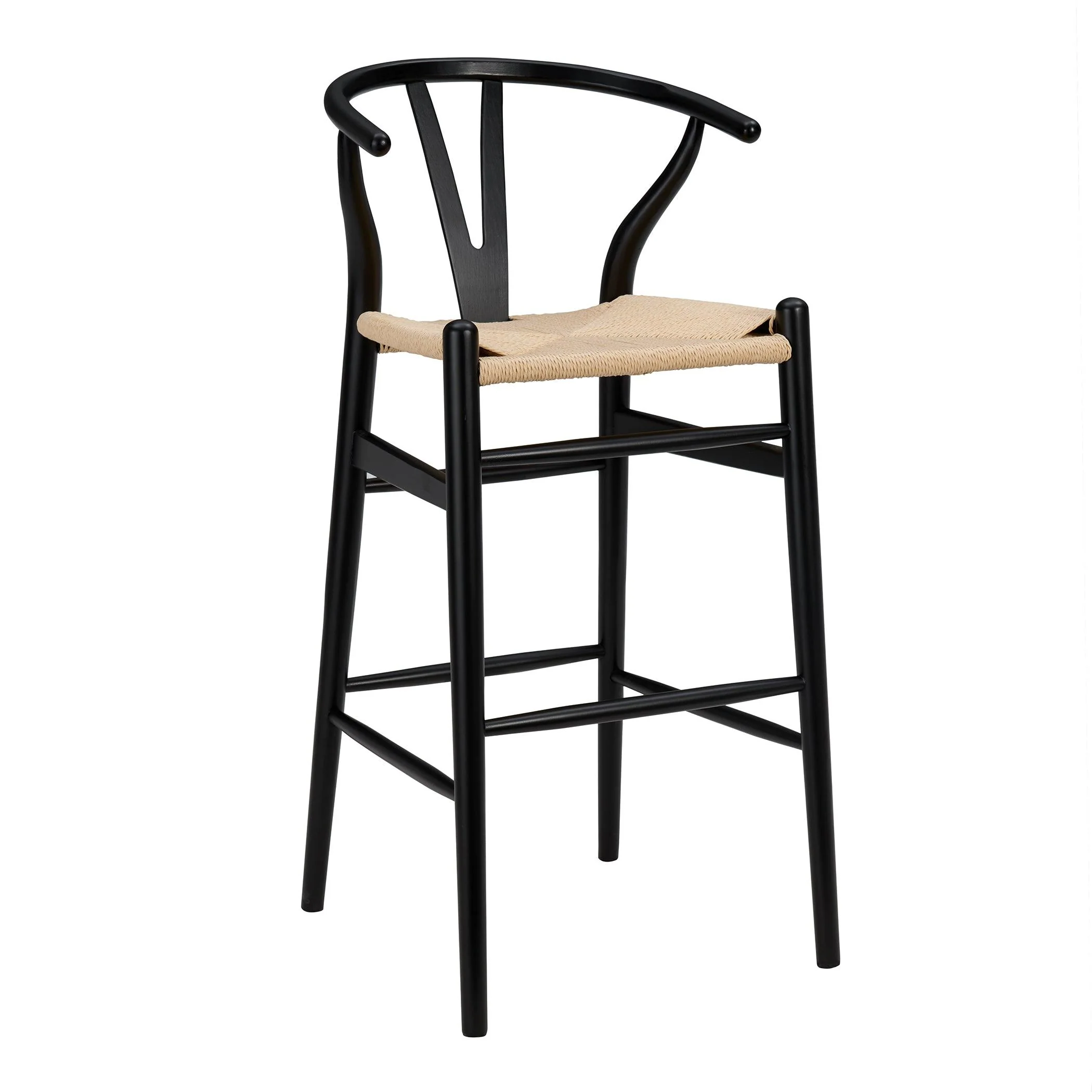 Evela-B Bar Stool and Natural Rush Seat - Frankwebs
