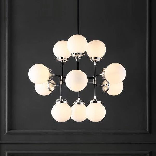 CULLEN WHITE GLASS CHANDELIER - Frankwebs