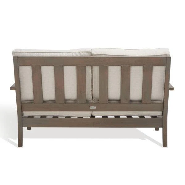 MARTINIQUE WOOD PATIO LOVESEAT - Frankwebs