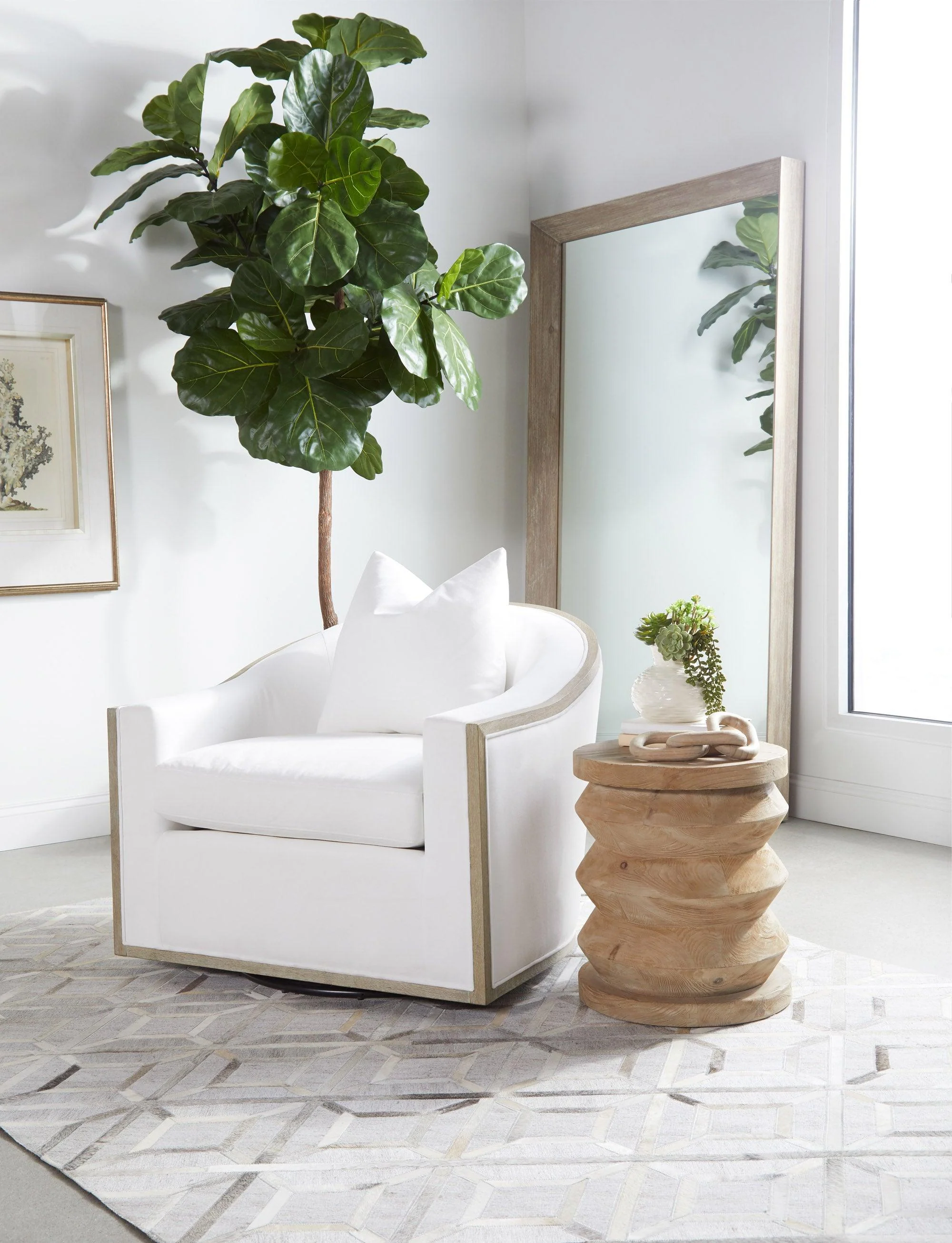 Paxton Swivel Club Chair - Frankwebs