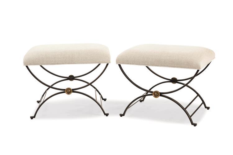 Monarch Niles Bench With Fabric Seat - Frankwebs