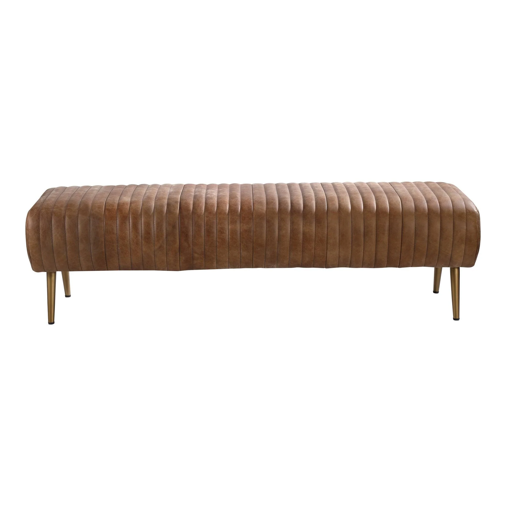 Endora Bench Open Road Brown Leather - Frankwebs