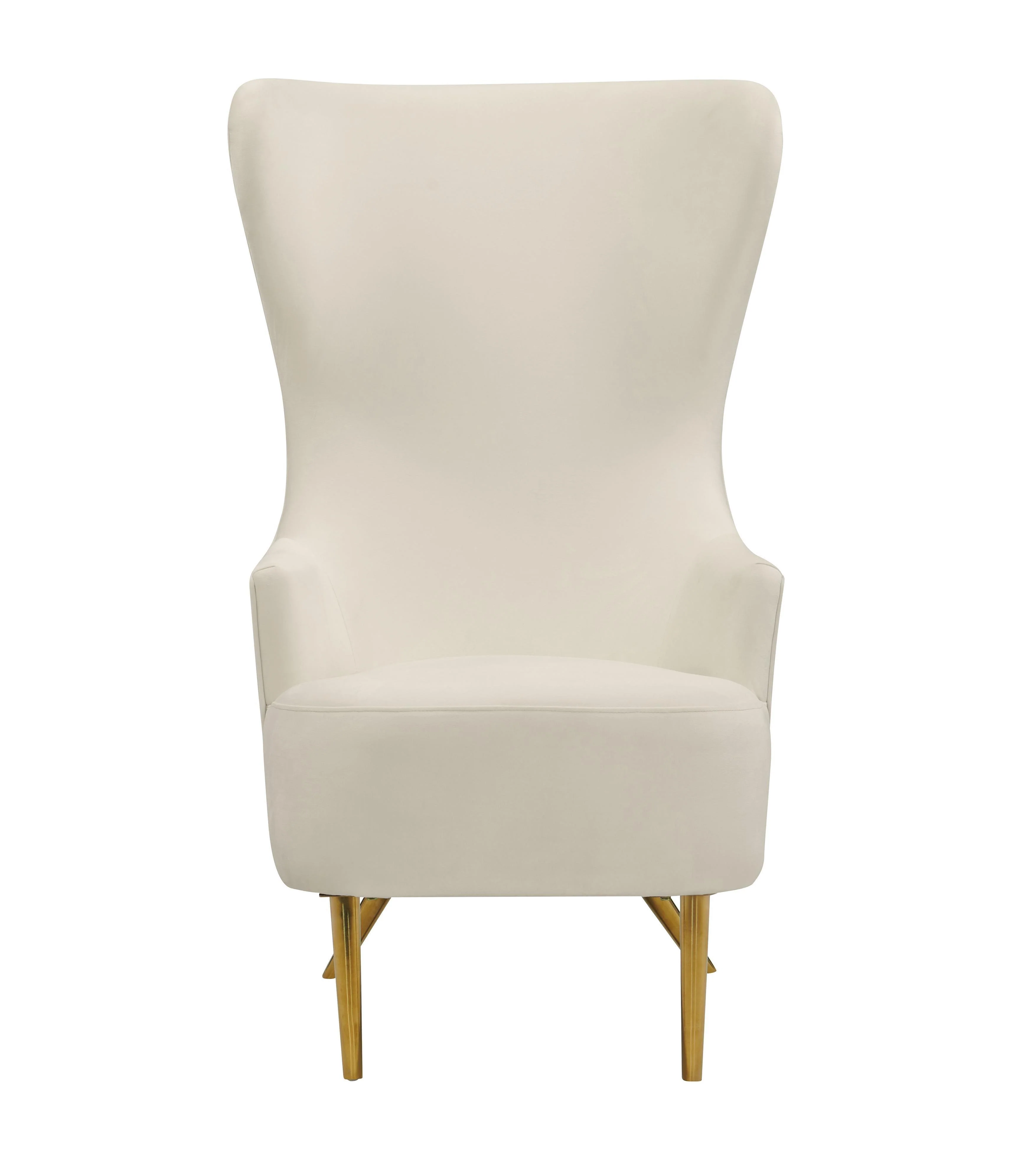 Julia Cream Wingback Chair - Frankwebs