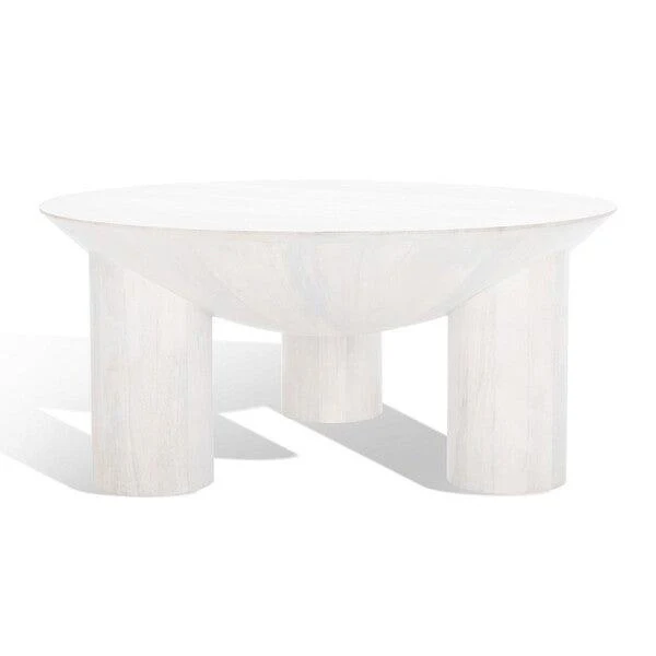 CALHOUN ROUND WOOD COFFEE TABLE - Frankwebs