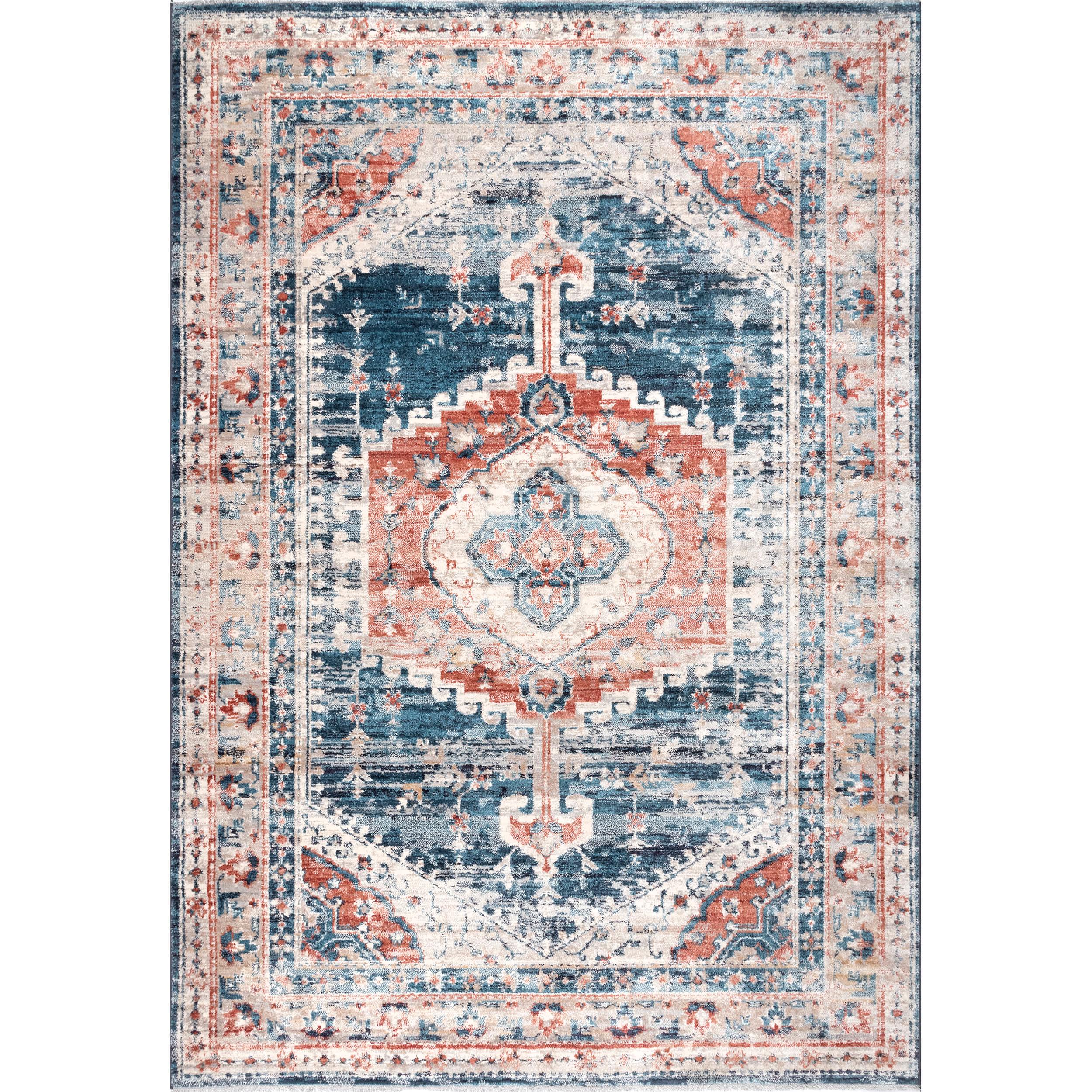 Harley Barbed Mast Medallion Area Rug - Frankwebs