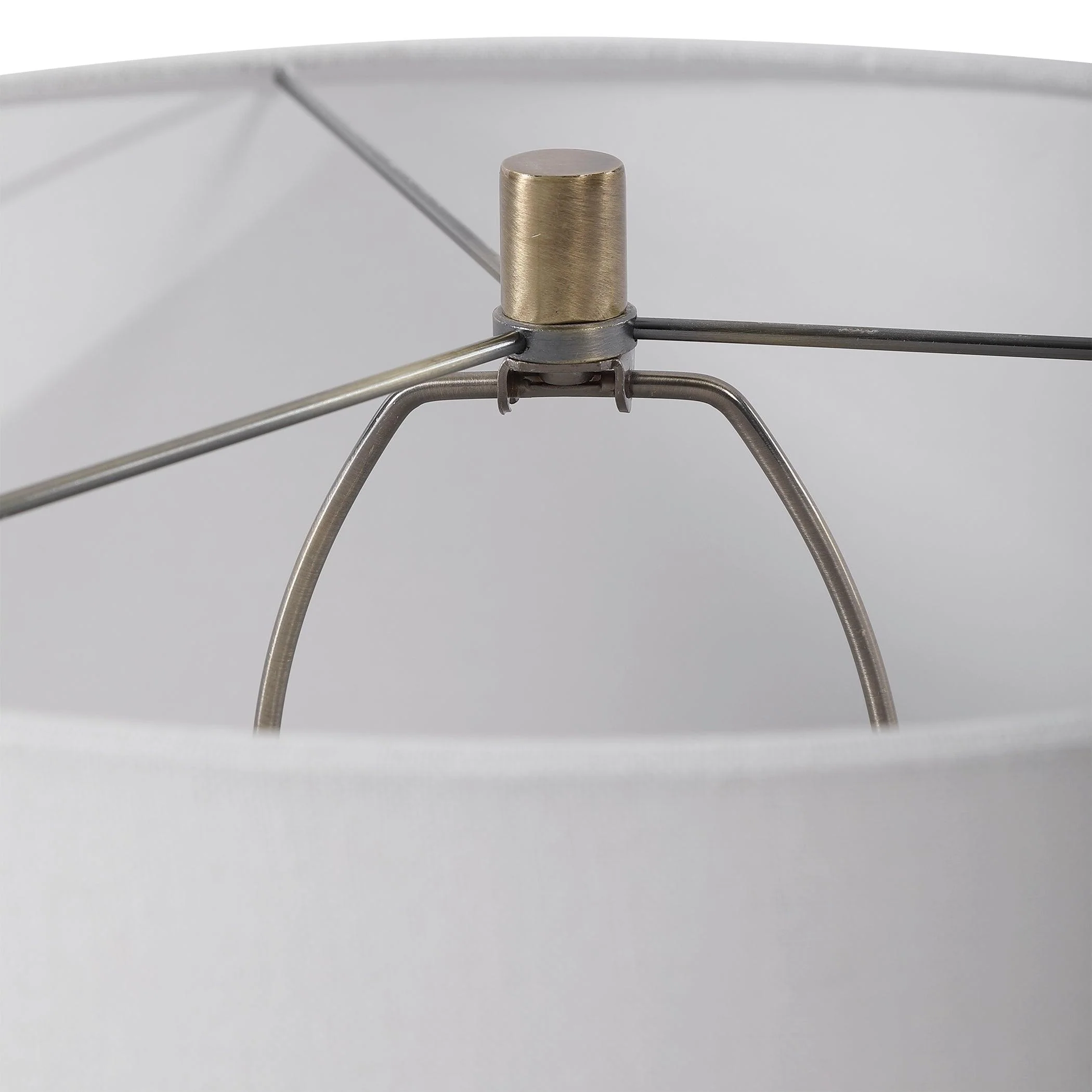 STRAUSS WHITE CERAMIC TABLE LAMP - Frankwebs