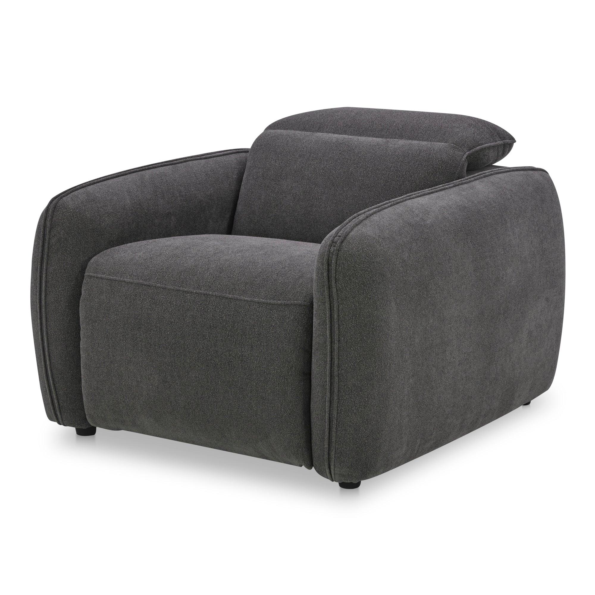 Eli Power Recliner Chair Dusk Grey - Frankwebs