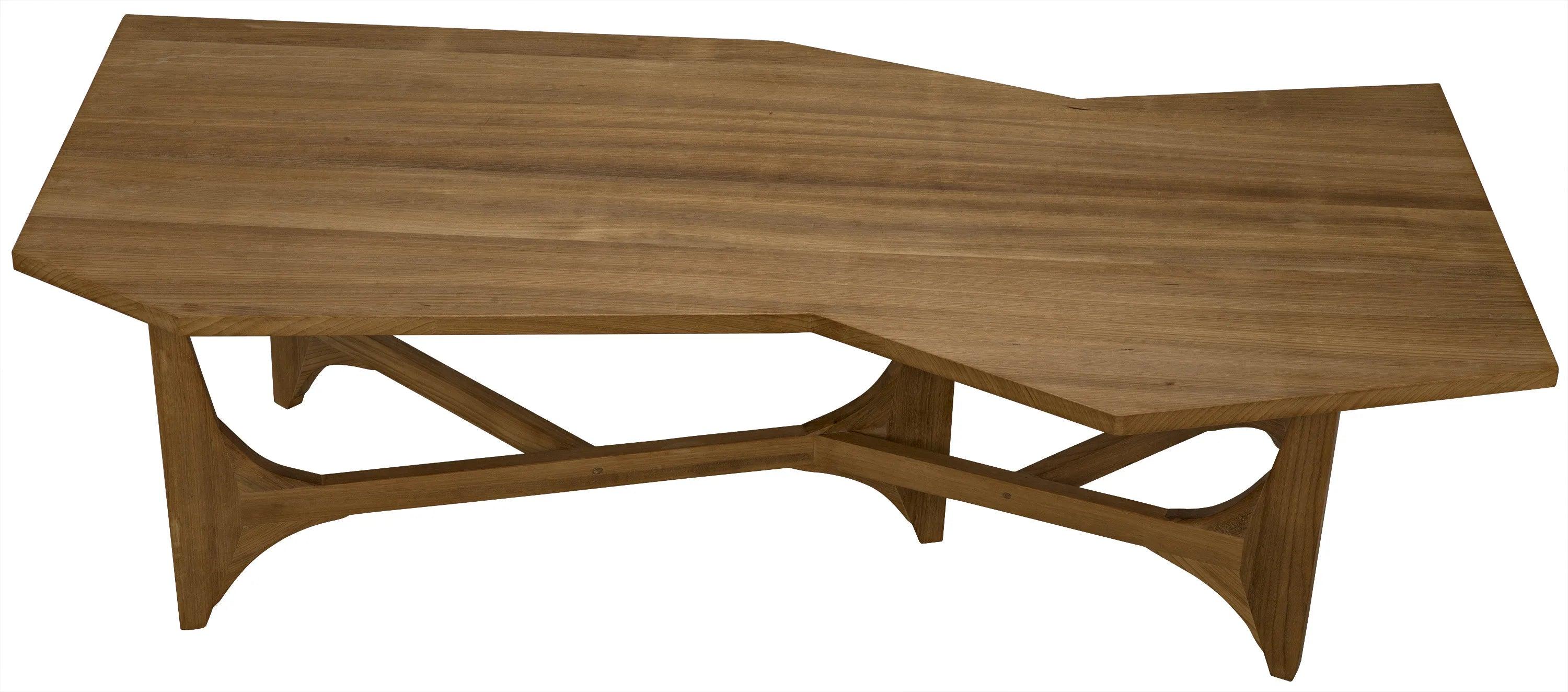 Fenton Coffee Table, Gold Teak - Frankwebs