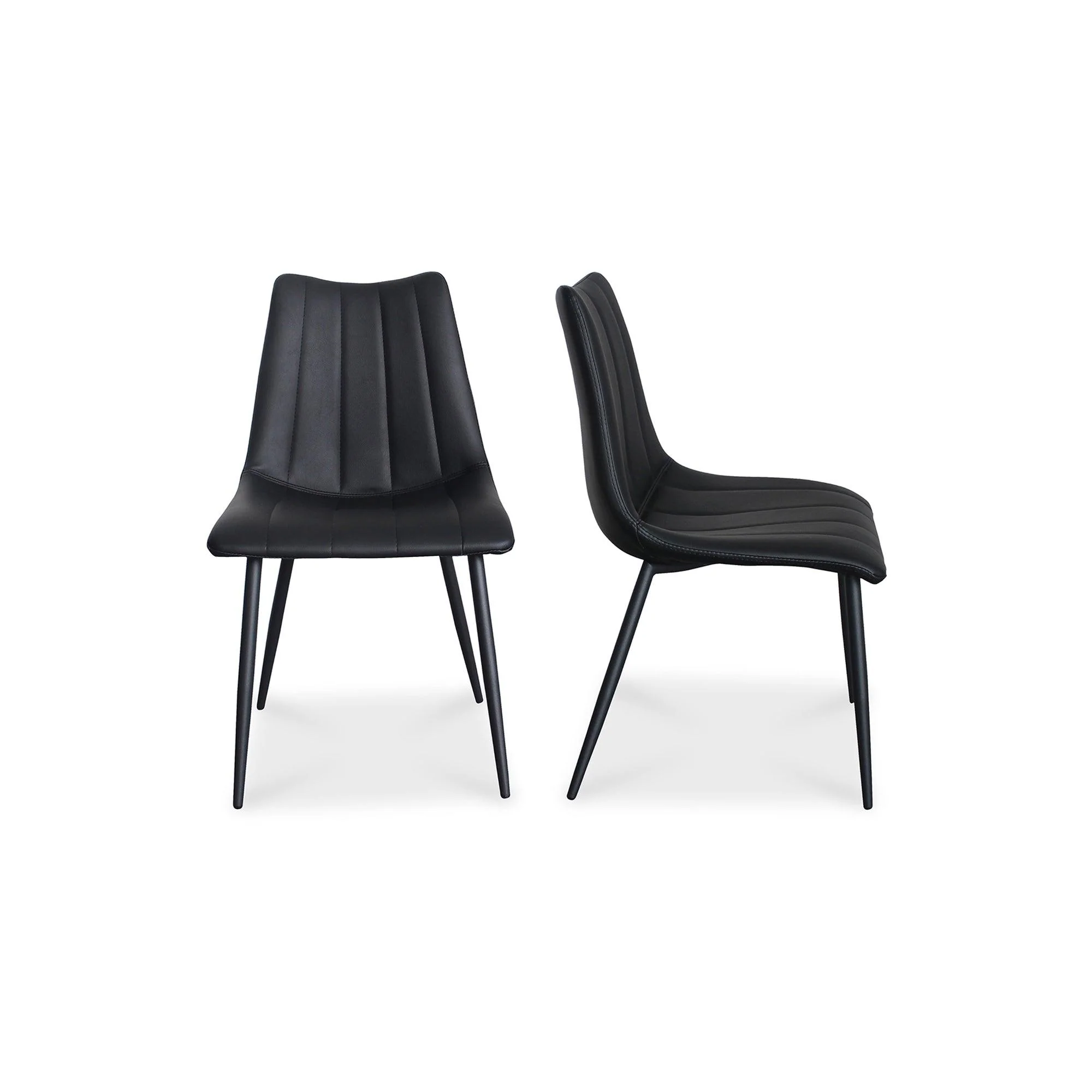 Alibi Dining Chair Matte Black - Set Of Two - Frankwebs