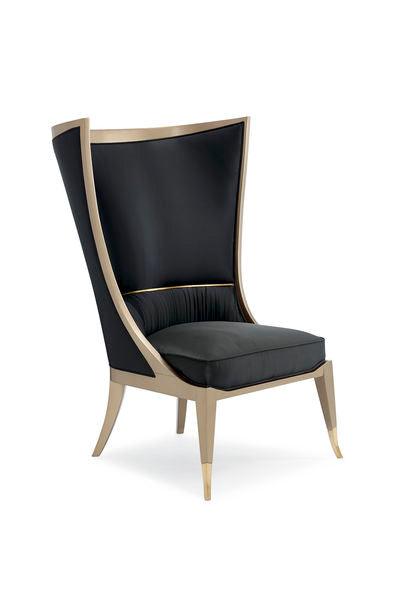 POP YOUR COLLAR CHAIR BLACK - Frankwebs