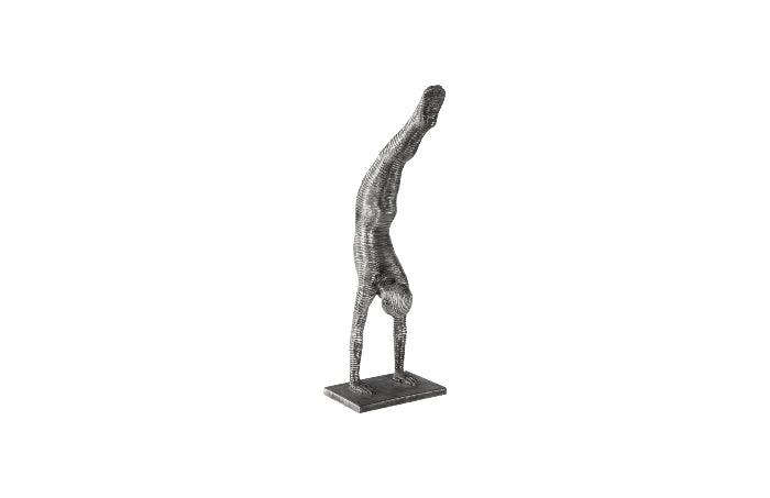 Handstand Sculpture, Aluminum, Small - Frankwebs