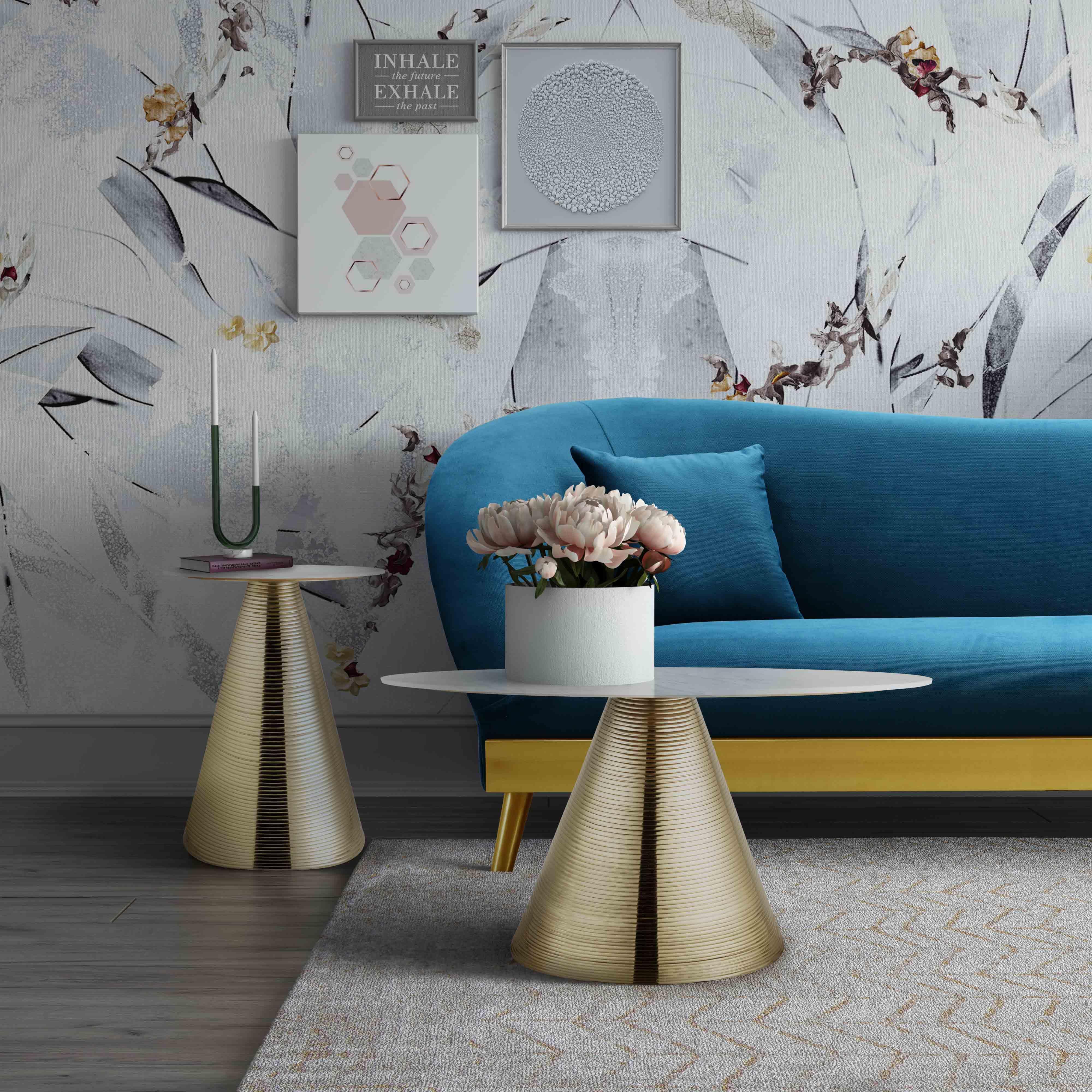 Tempo Marble Side Table - Frankwebs