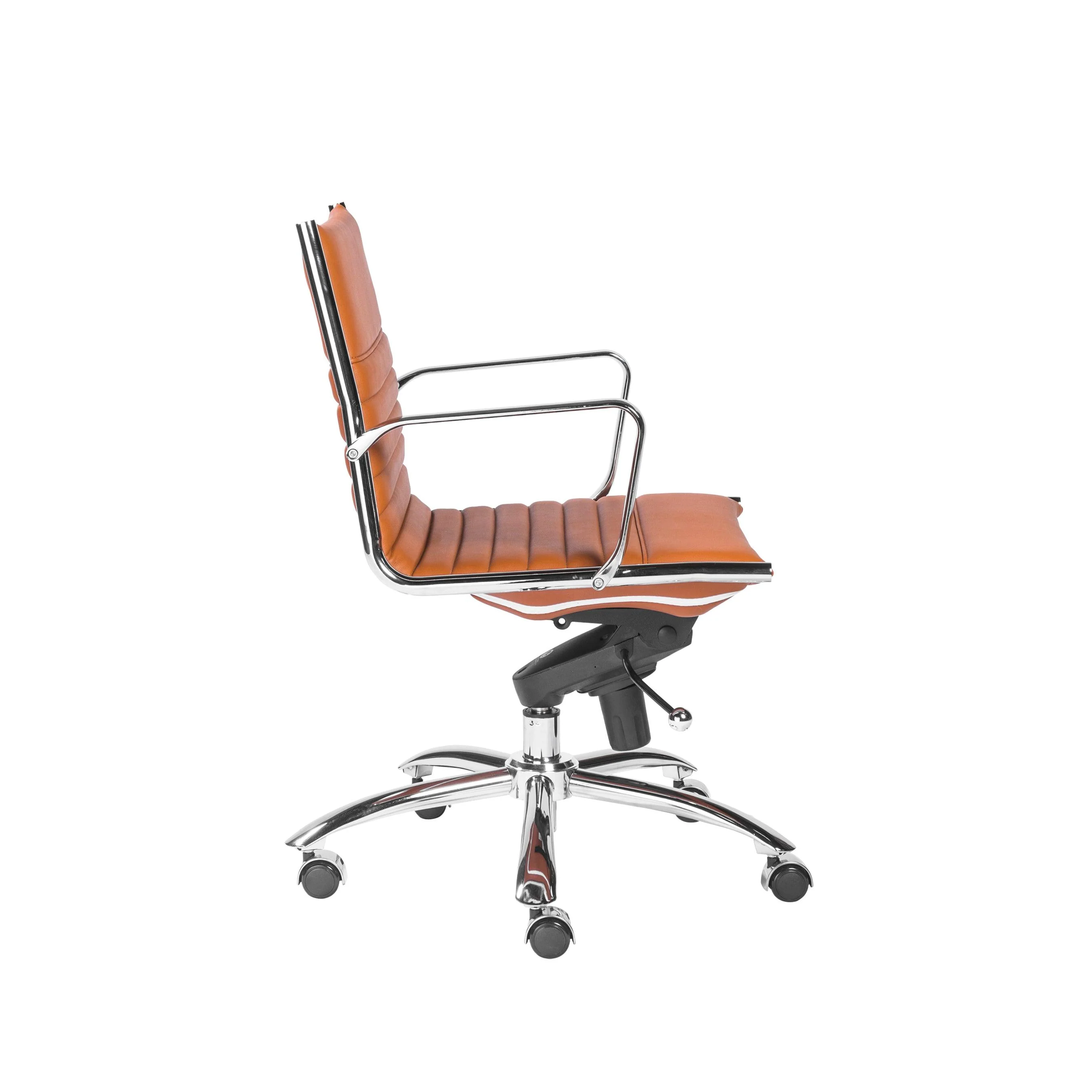 Dirk Low Back Office Chair  Leatherette - Frankwebs