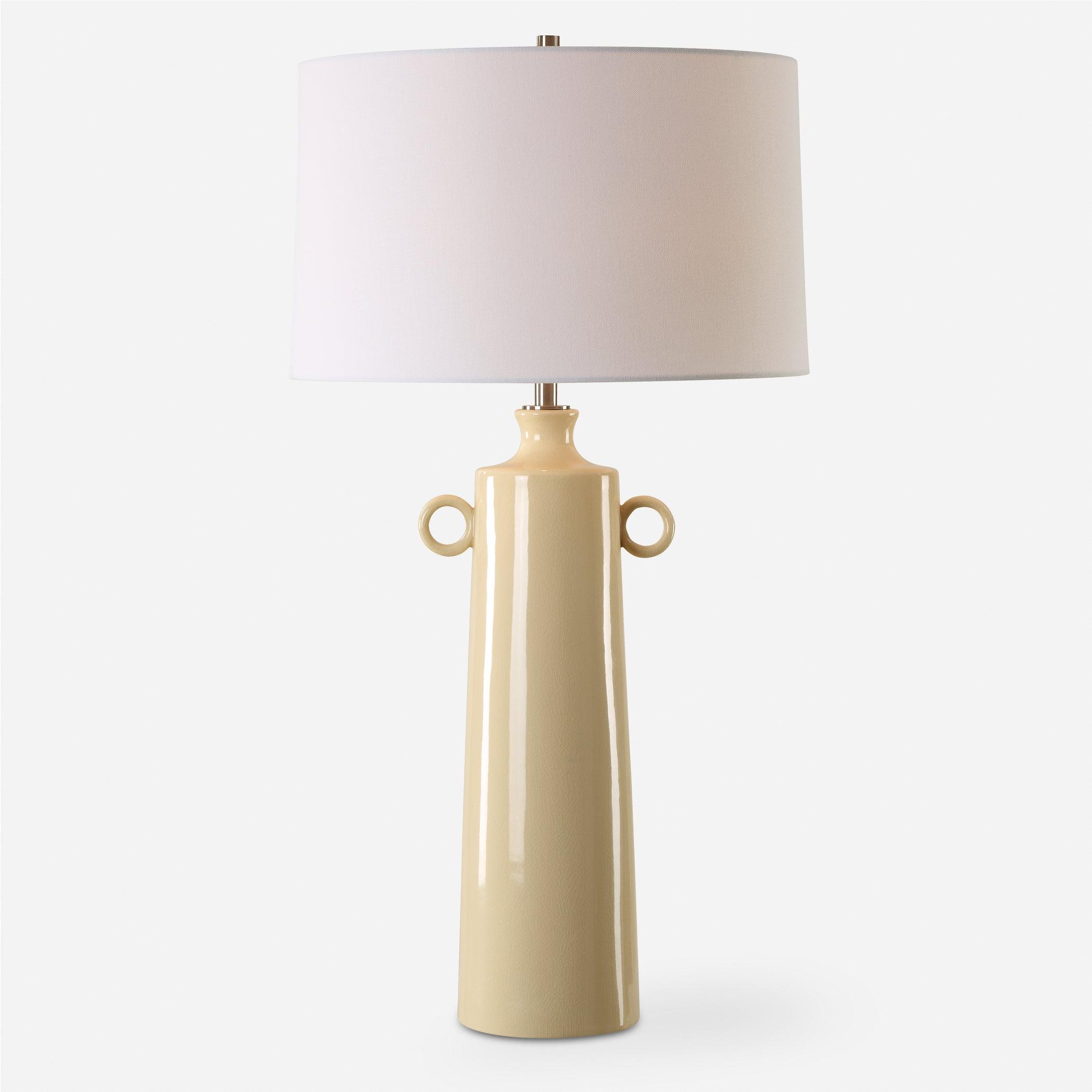 Florero Pale Yellow Table Lamp - Frankwebs