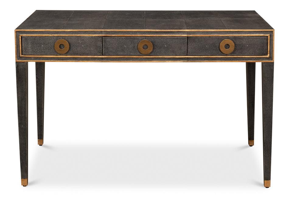 Gabriella Shagreen Desk/Table Ant.Grey - Frankwebs